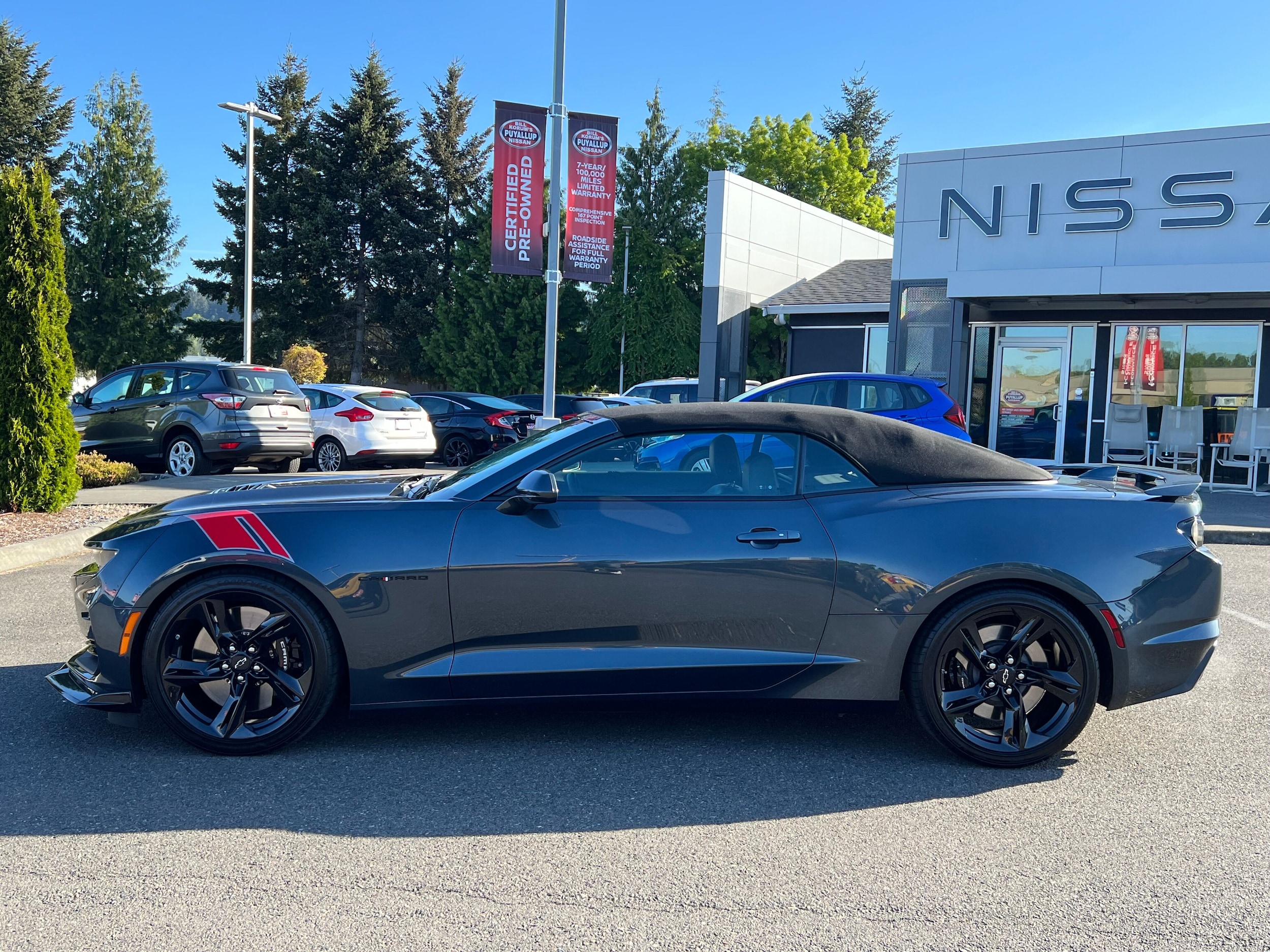 Used 2022 Chevrolet Camaro 2SS with VIN 1G1FG3D75N0129317 for sale in Puyallup, WA