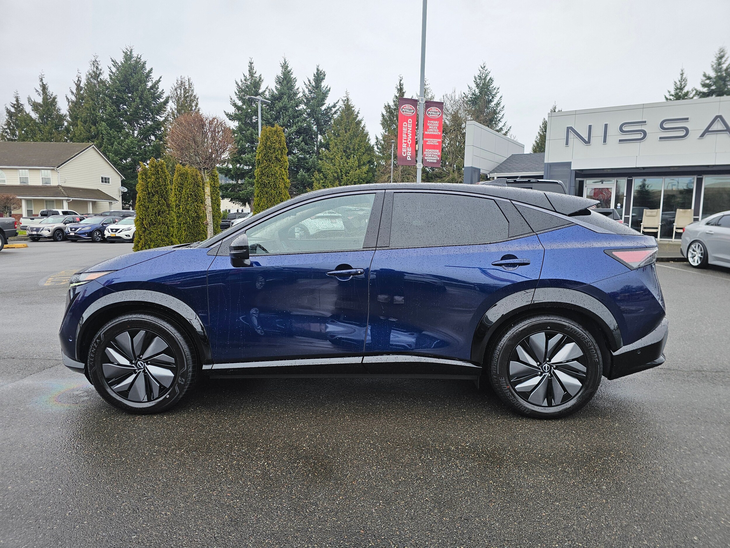 Used 2025 Nissan ARIYA Platinum+ with VIN JN8DF0CH9SM767539 for sale in Puyallup, WA