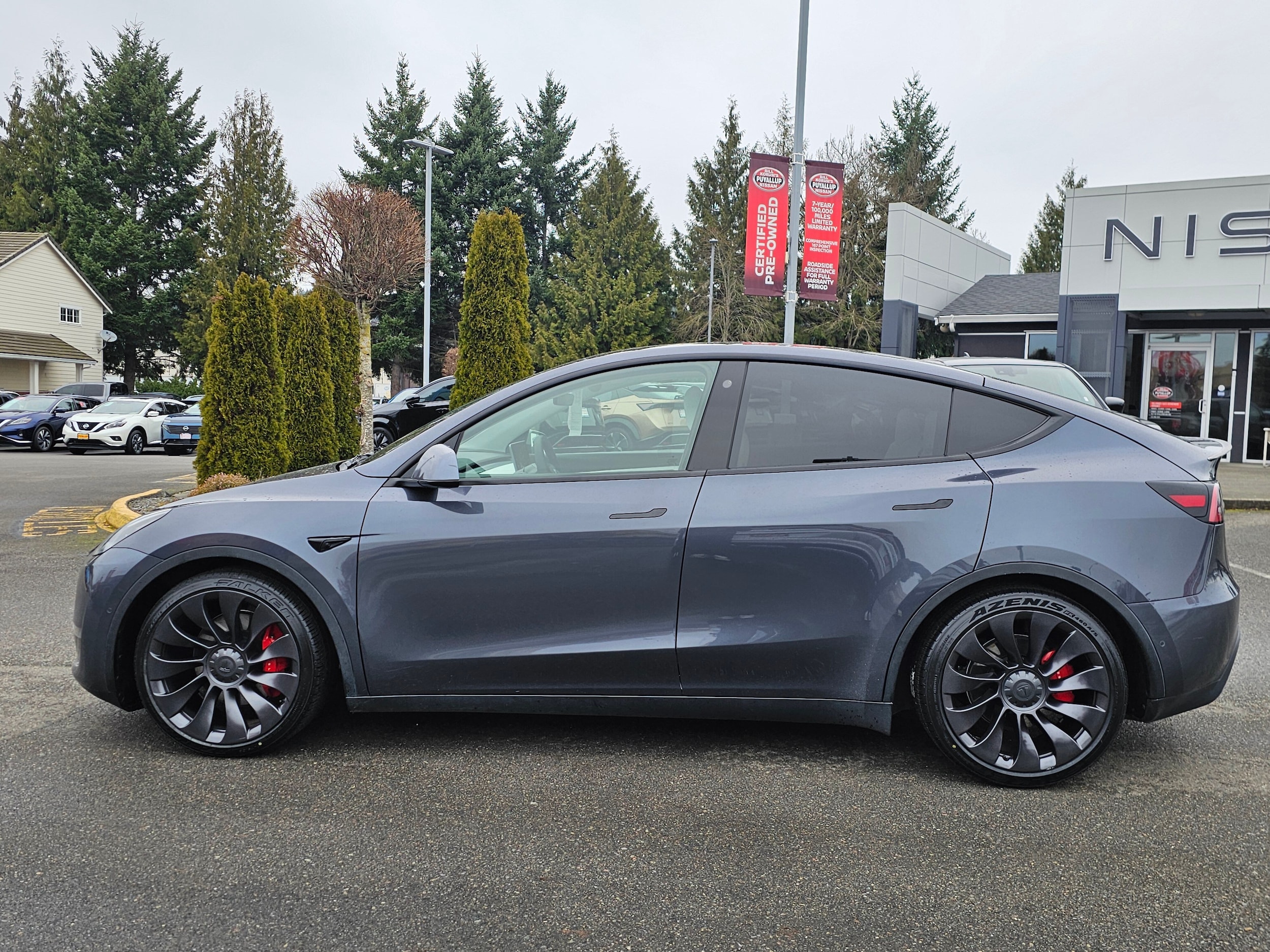 Used 2021 Tesla Model Y Performance with VIN 5YJYGDEF4MF271301 for sale in Puyallup, WA