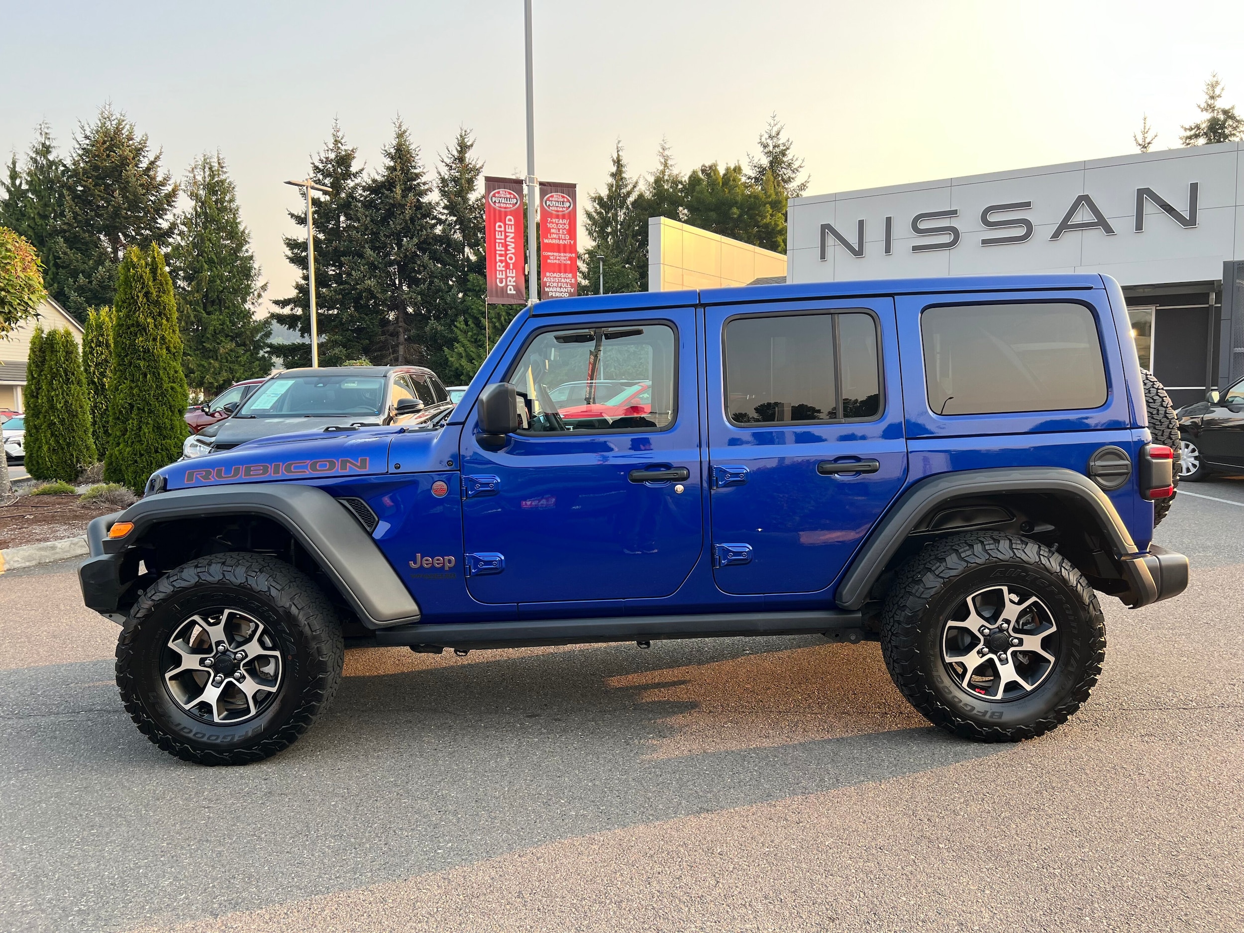 Used 2020 Jeep Wrangler Unlimited Rubicon with VIN 1C4HJXFG9LW224947 for sale in Puyallup, WA