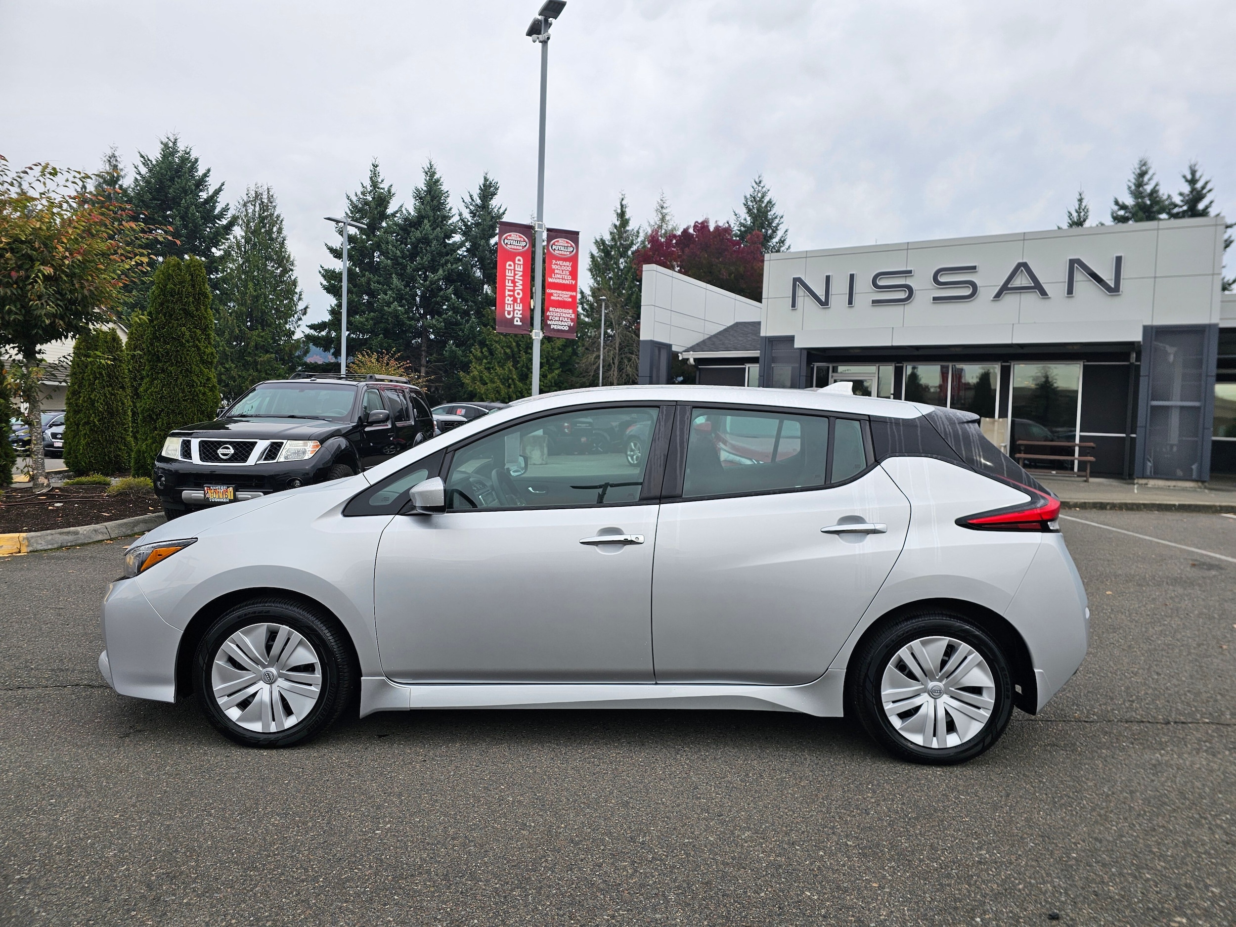 Used 2025 Nissan Leaf S with VIN 1N4AZ1BV5SC550598 for sale in Puyallup, WA
