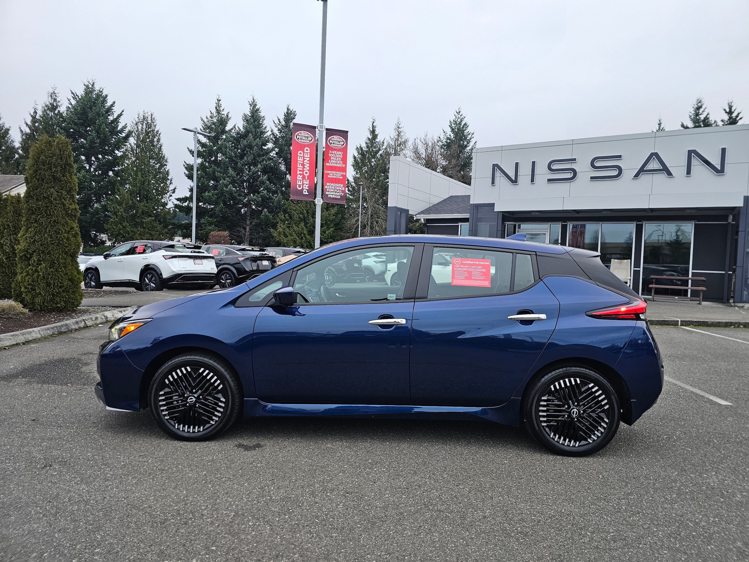 Used 2024 Nissan LEAF SV PLUS with VIN 1N4CZ1CVXRC553711 for sale in Puyallup, WA