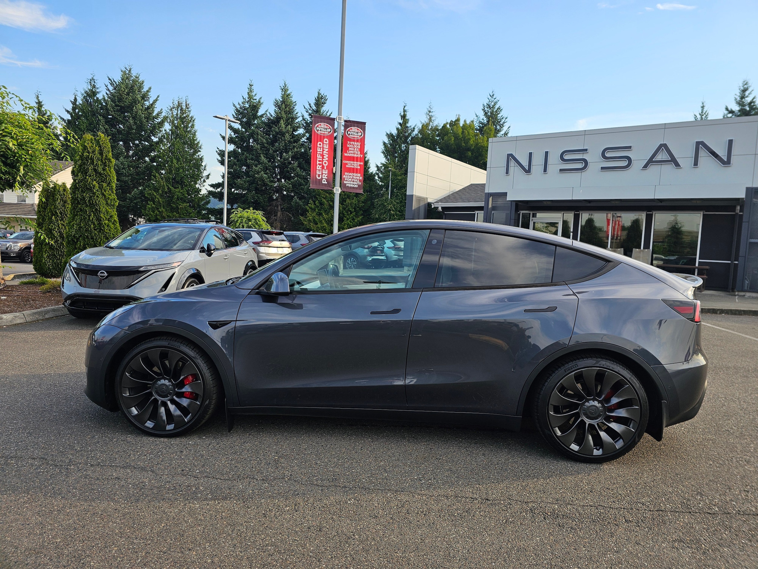 Used 2022 Tesla Model Y Performance with VIN 7SAYGDEF7NF345217 for sale in Puyallup, WA
