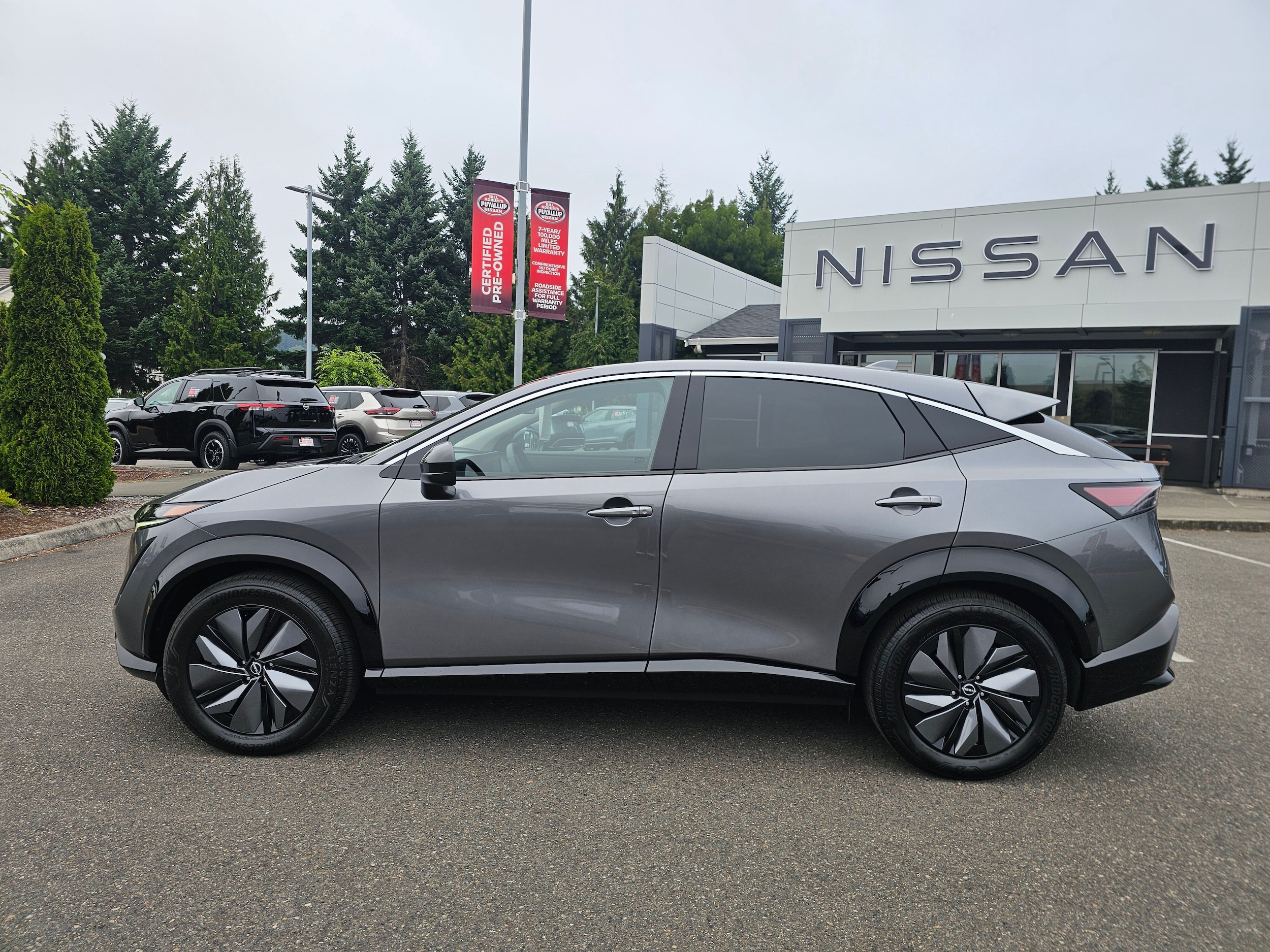 Used 2025 Nissan ARIYA Engage with VIN JN8AF0BE4SM462251 for sale in Puyallup, WA