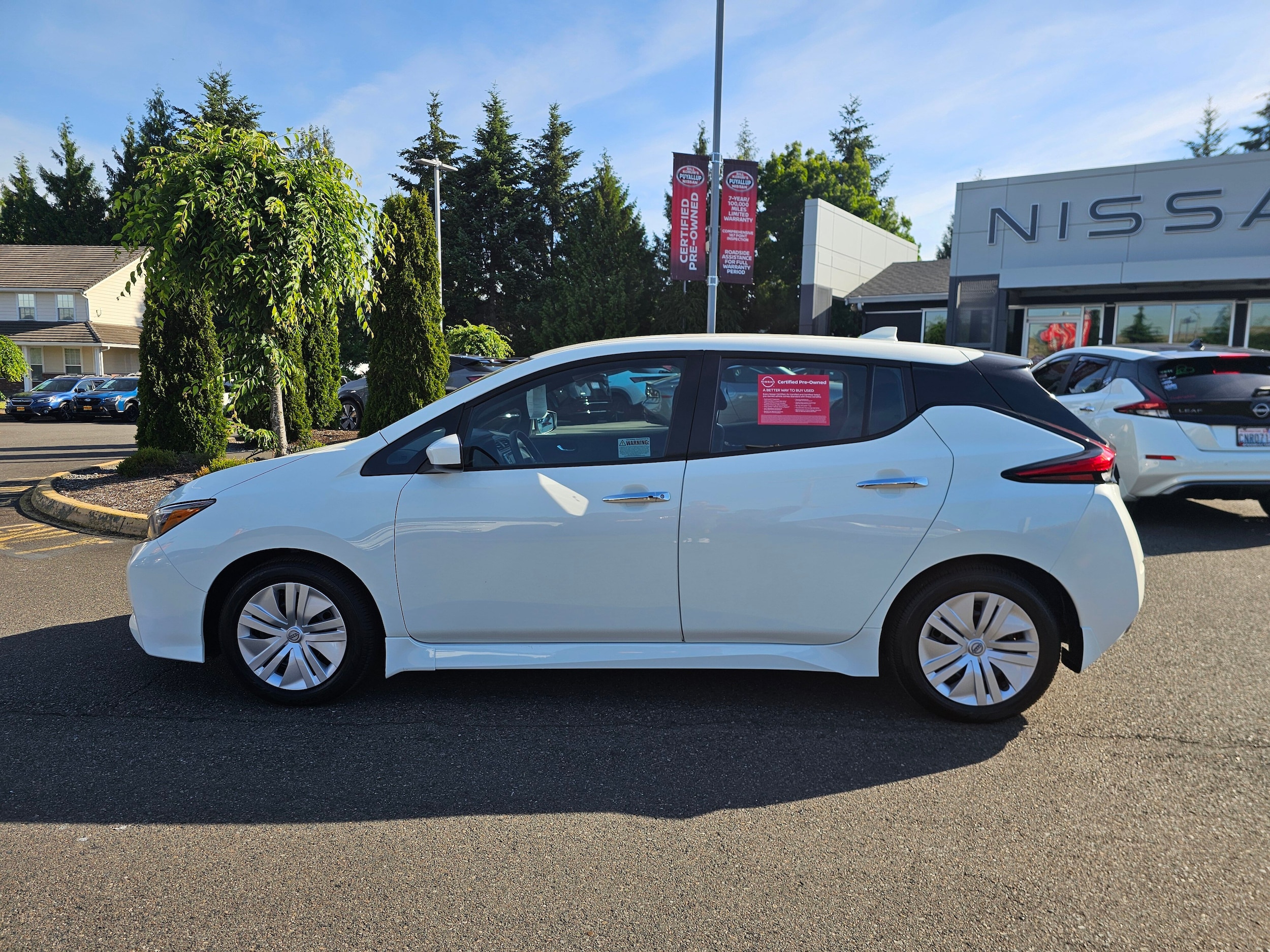 Used 2024 Nissan LEAF S with VIN 1N4AZ1BV7RC556297 for sale in Puyallup, WA