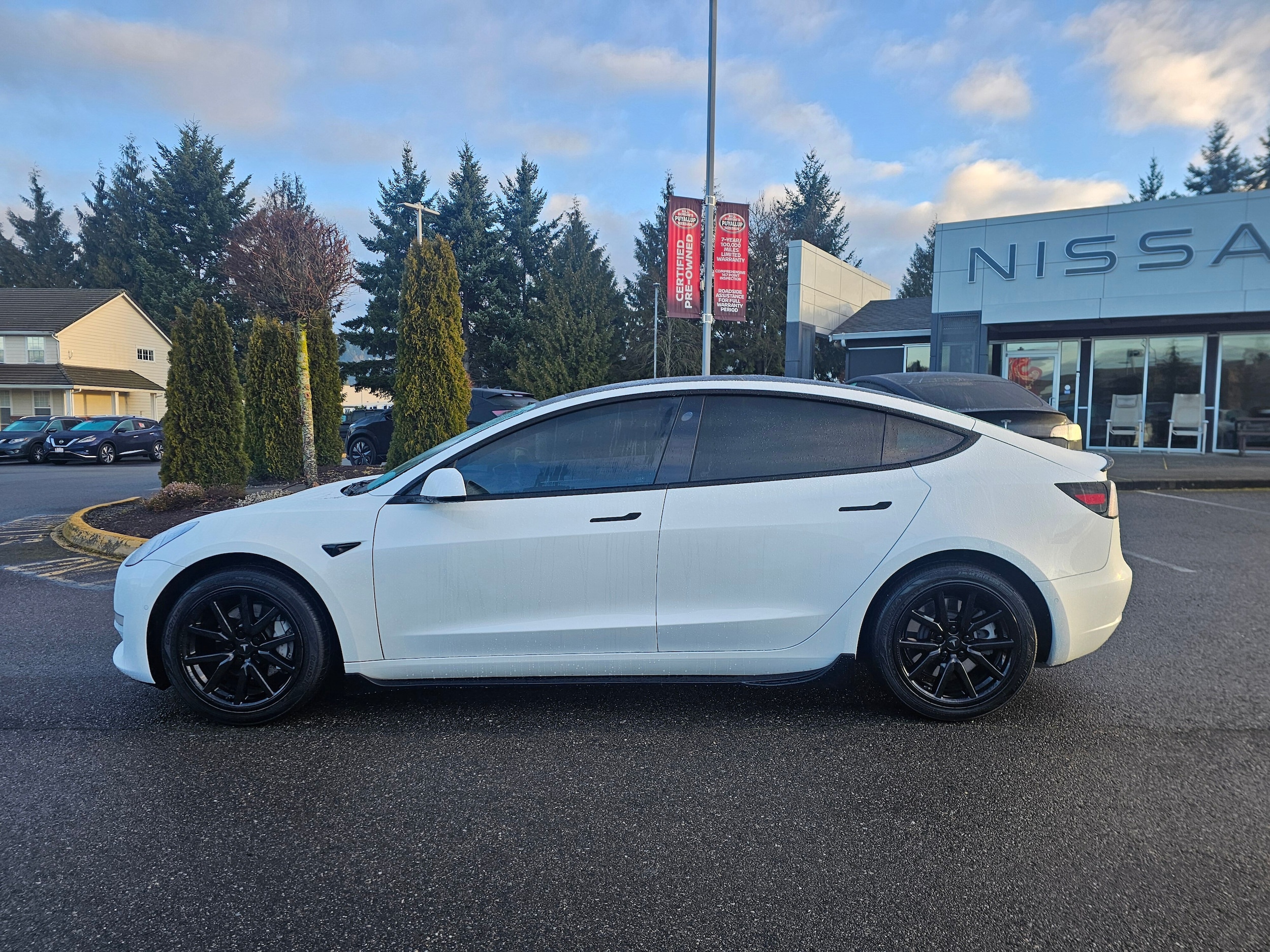 Used 2022 Tesla Model 3 Long Range with VIN 5YJ3E1EB7NF296156 for sale in Puyallup, WA