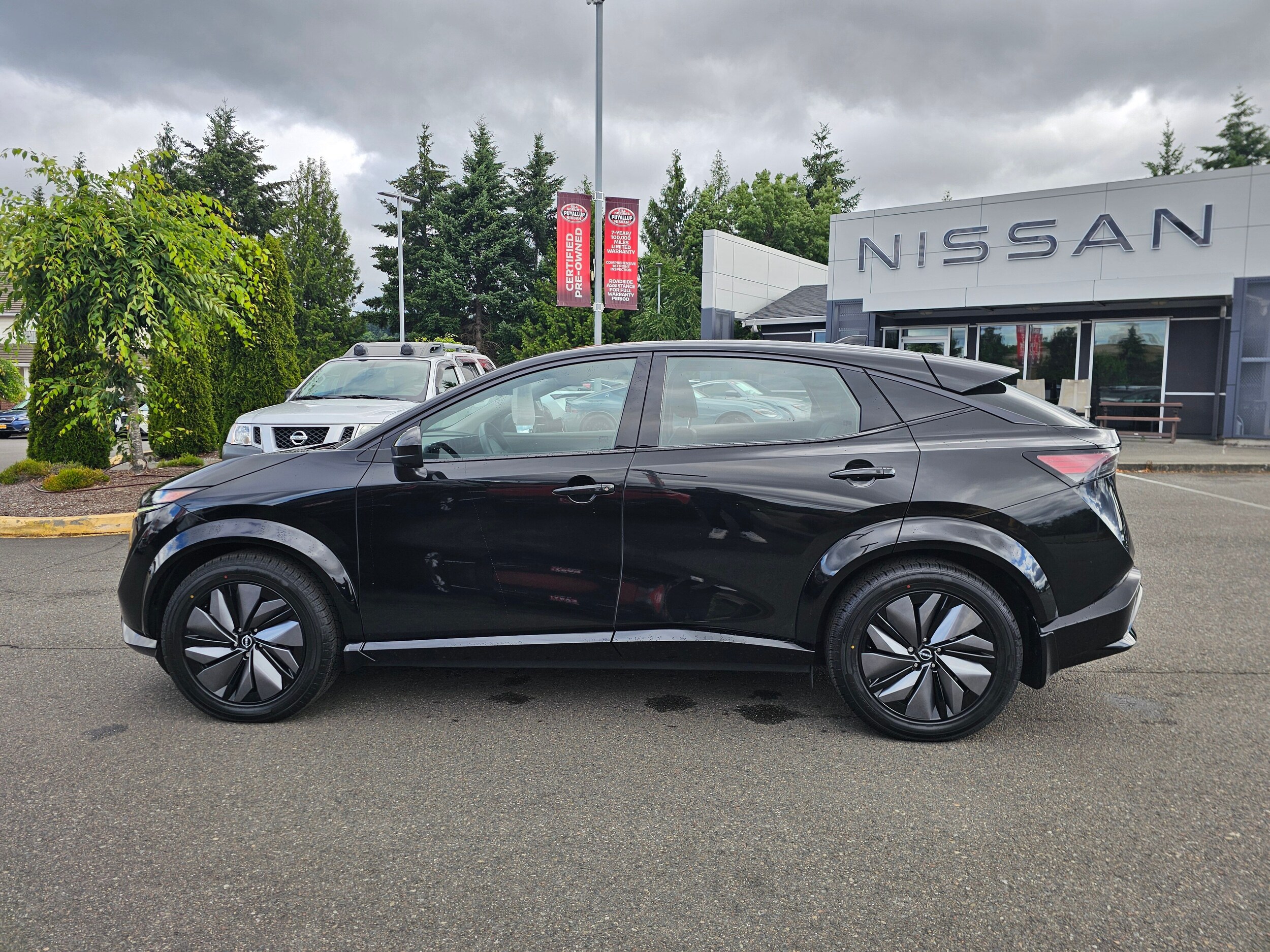 Certified 2024 Nissan ARIYA Evolve+ with VIN JN1DF0BB8RM731234 for sale in Puyallup, WA