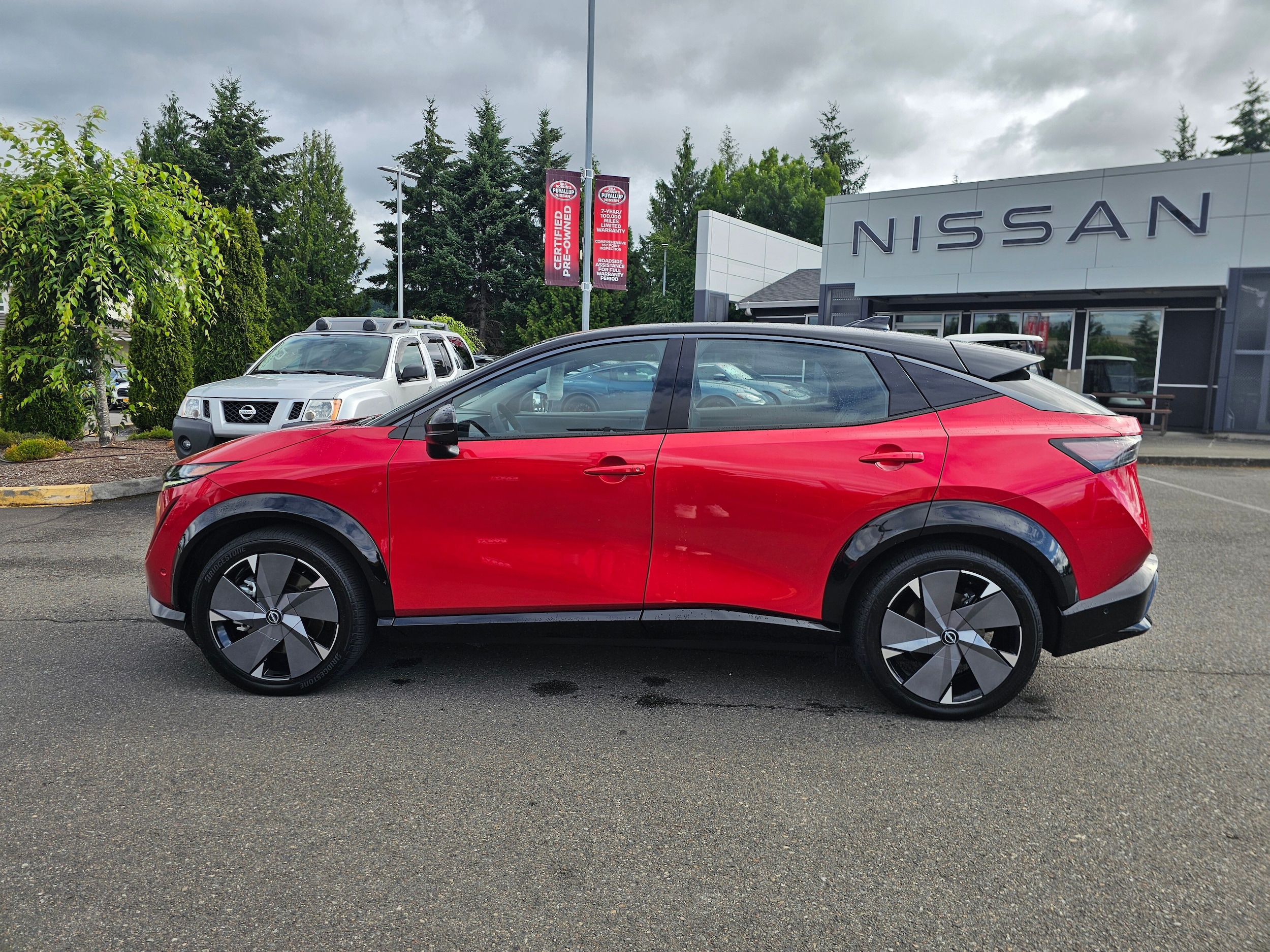 Certified 2024 Nissan ARIYA Platinum+ with VIN JN1DF0CDXRM734796 for sale in Puyallup, WA