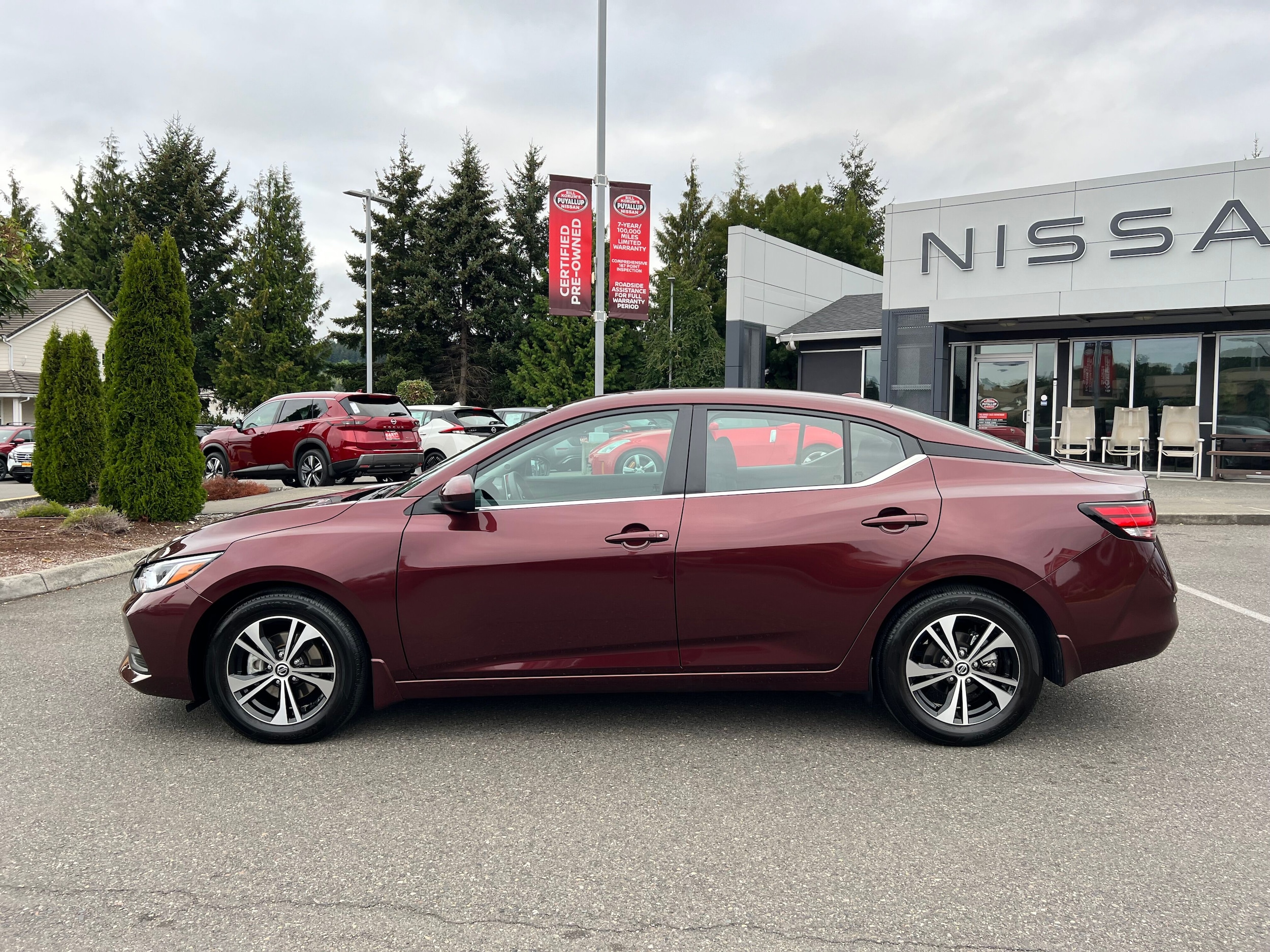 Certified 2023 Nissan Sentra SV with VIN 3N1AB8CV1PY298727 for sale in Puyallup, WA