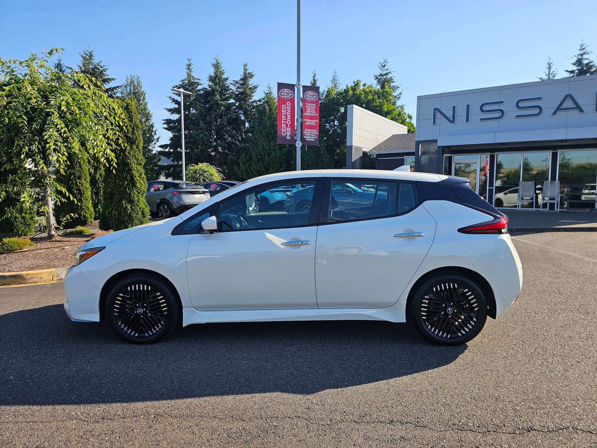 Certified 2024 Nissan LEAF SV PLUS with VIN 1N4CZ1CV5RC555866 for sale in Puyallup, WA