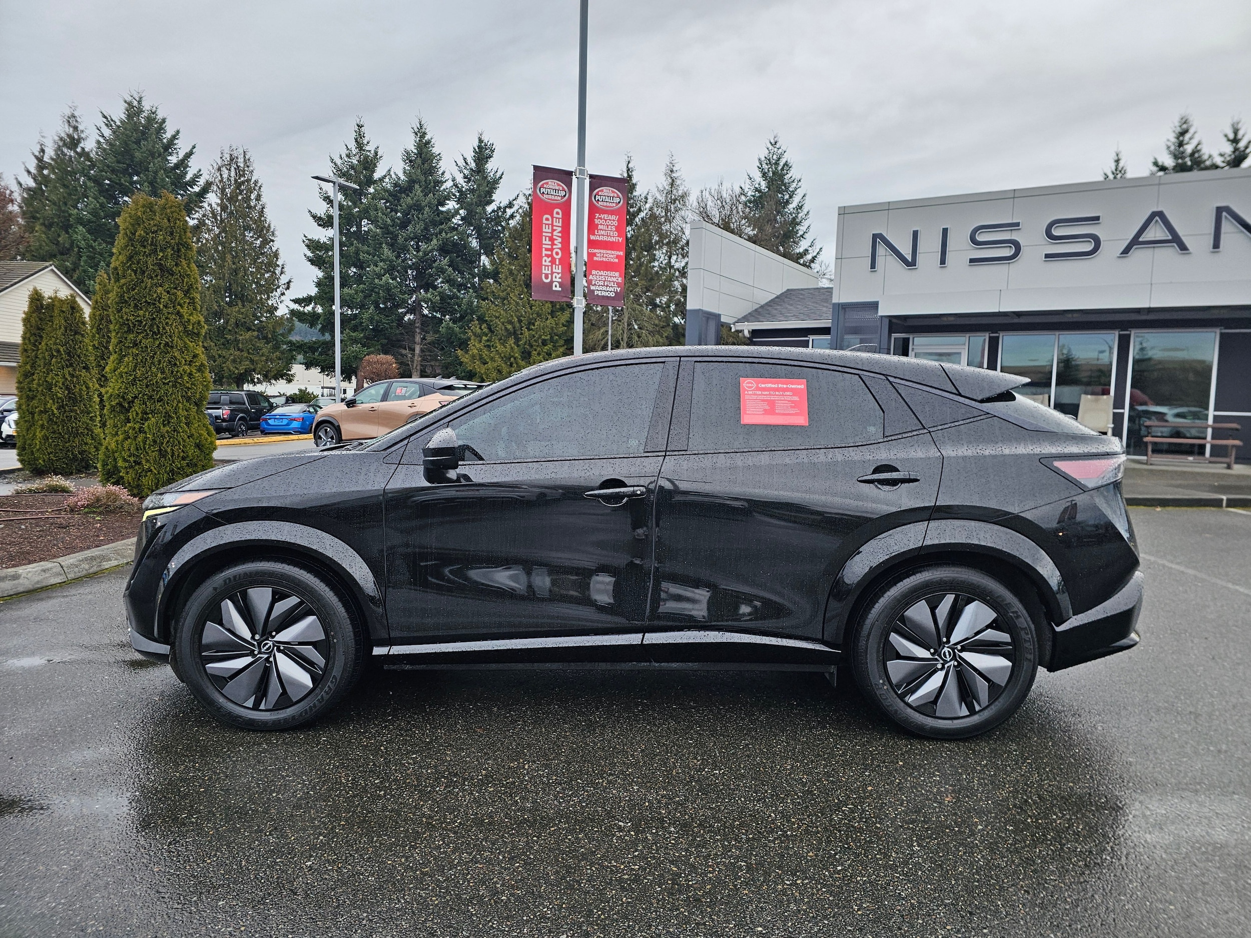 Certified 2024 Nissan ARIYA Evolve+ with VIN JN1DF0BB7RM734562 for sale in Puyallup, WA