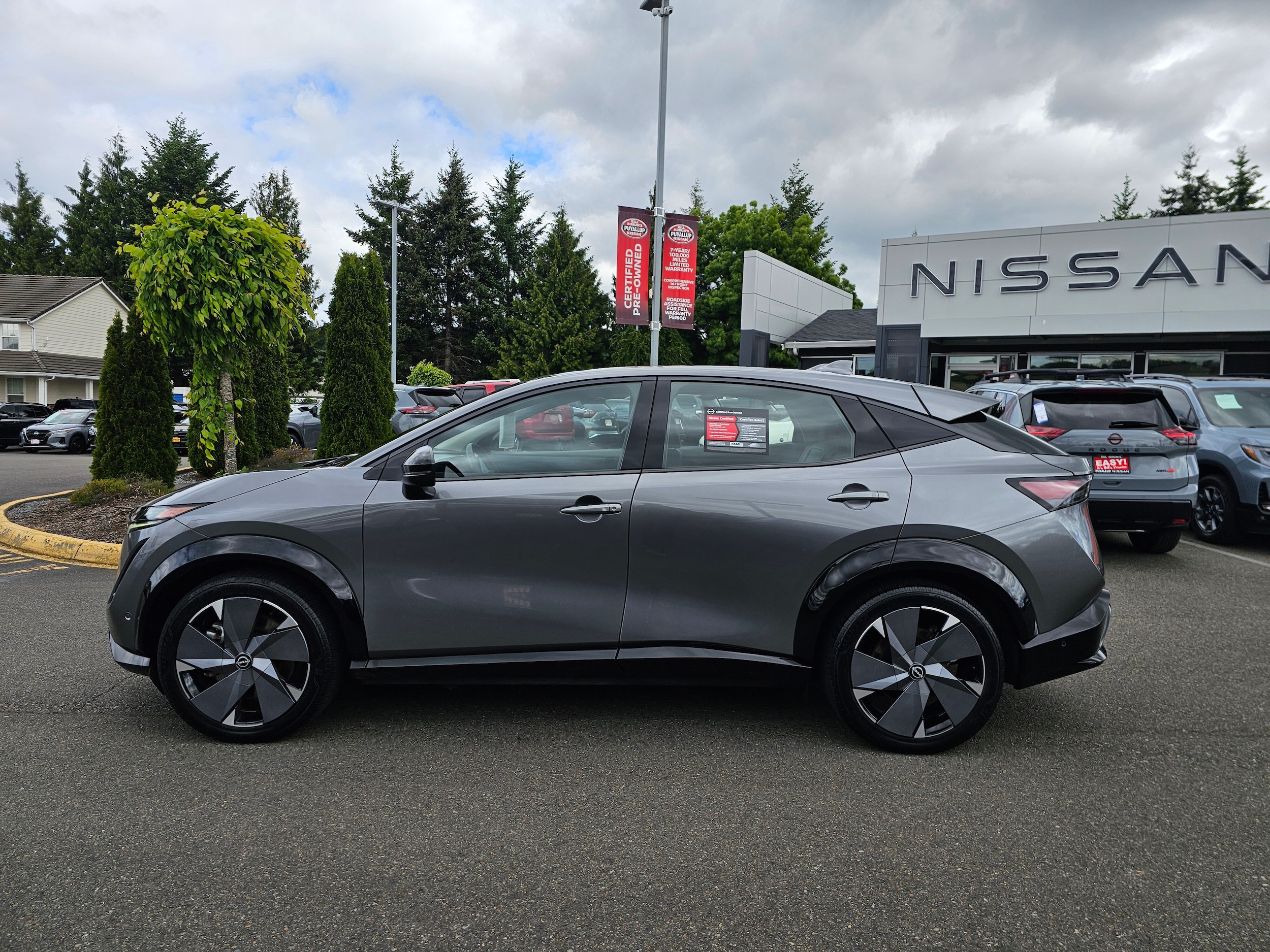 Certified 2023 Nissan Ariya Platinum+ with VIN JN1DF0CD0PM710777 for sale in Puyallup, WA