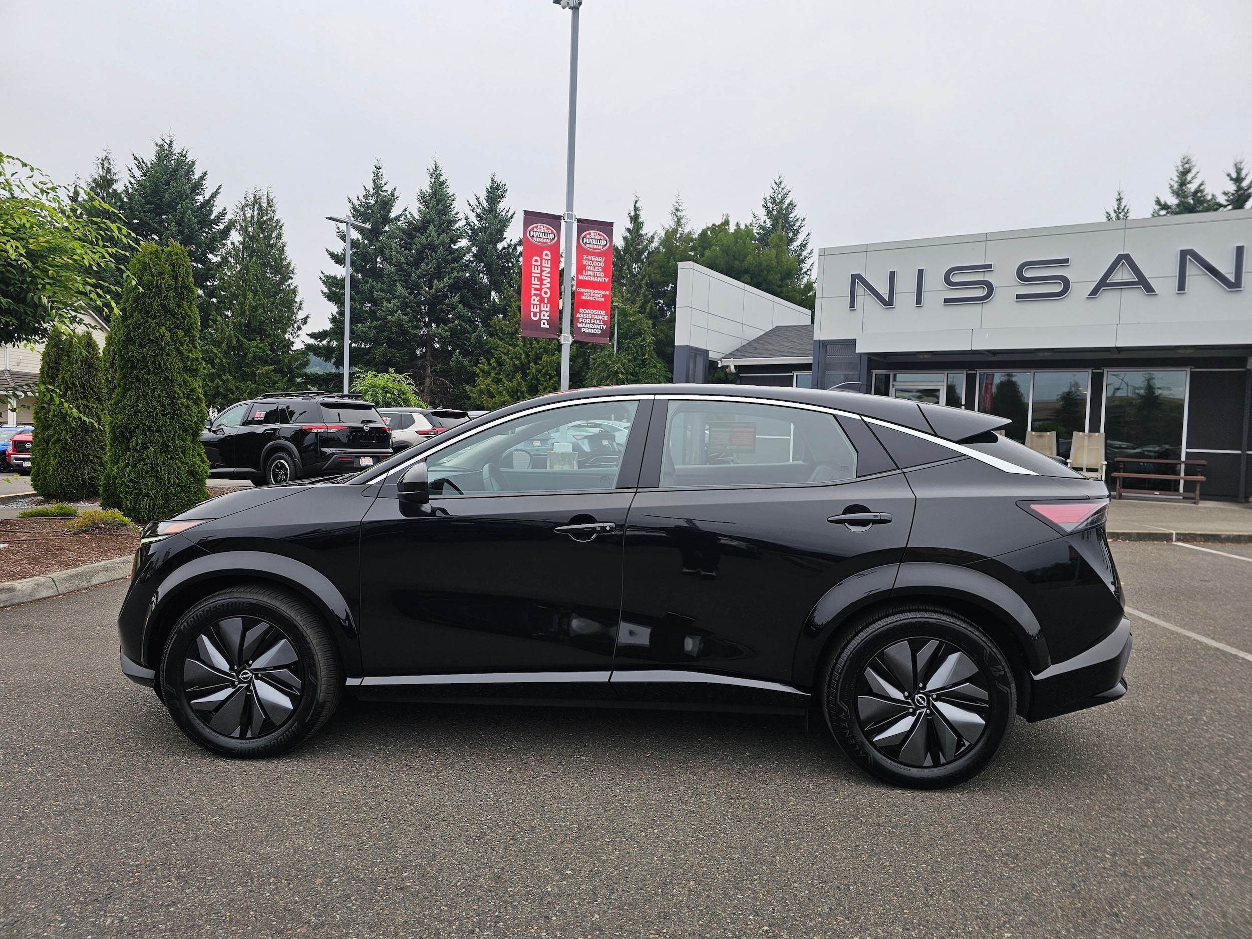 Certified 2024 Nissan ARIYA Engage with VIN JN1AF0BA8RM435608 for sale in Puyallup, WA