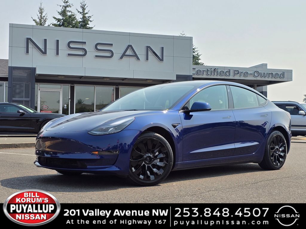 Used 2022 Tesla Model 3 Long Range with VIN 5YJ3E1EB3NF343568 for sale in Puyallup, WA