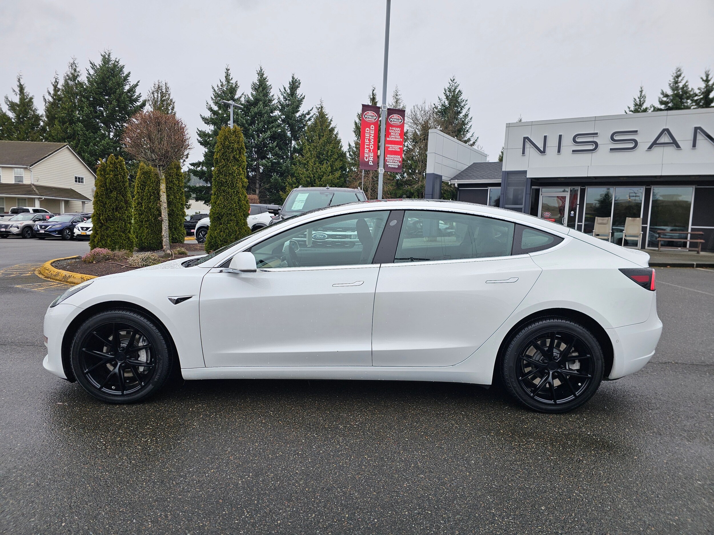 Used 2019 Tesla Model 3 Long Range with VIN 5YJ3E1EB1KF493786 for sale in Puyallup, WA