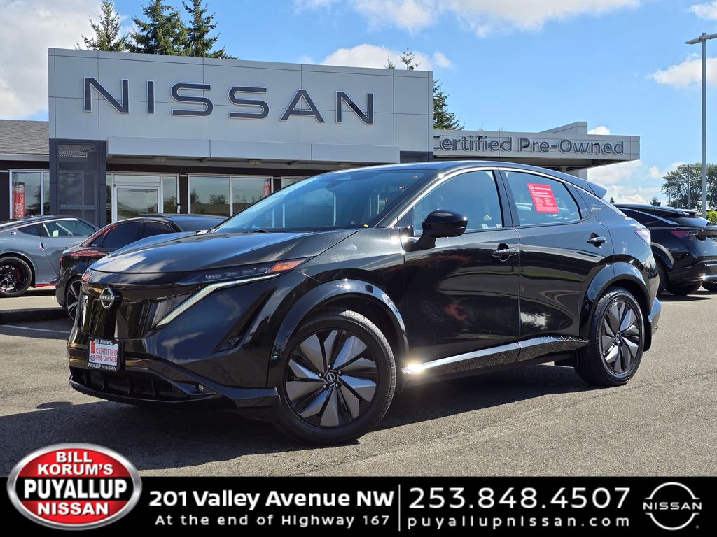 Certified 2024 Nissan ARIYA Evolve+ with VIN JN1DF0BB3RM736180 for sale in Puyallup, WA