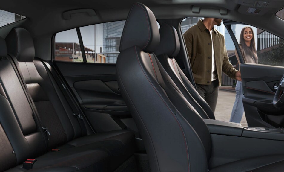 2026 Nissan Sentra rear seat interior view
