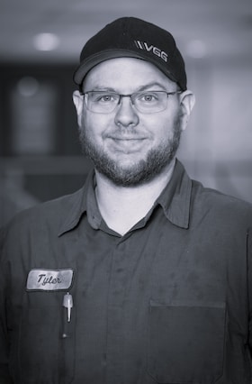 Staff member Tyler Wilson from 1504539c67bd