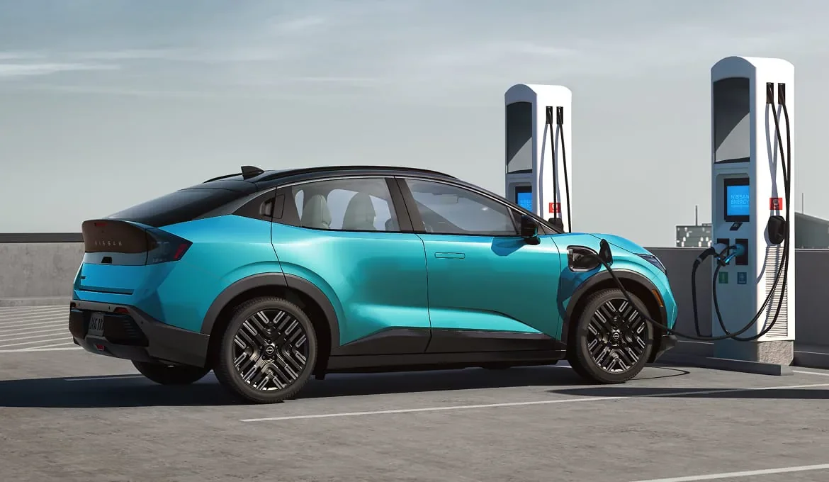 2026 Nissan LEAF showing improved range and charging, the all-new third-generation electric SUV