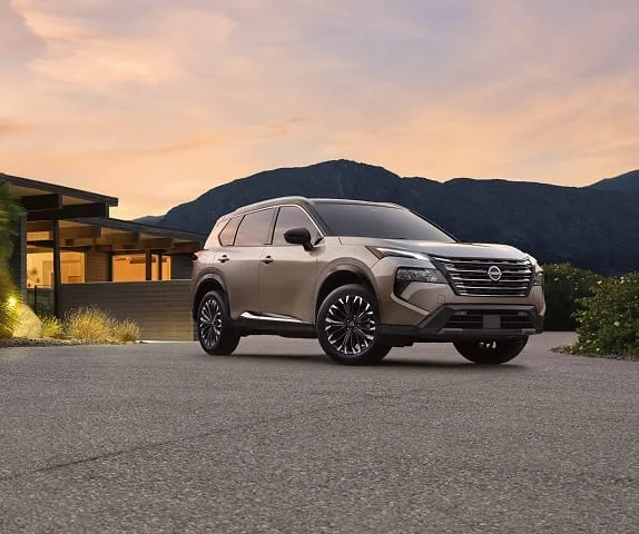 2026 Nissan Rogue crossover exterior, driving toward Puyallup WA