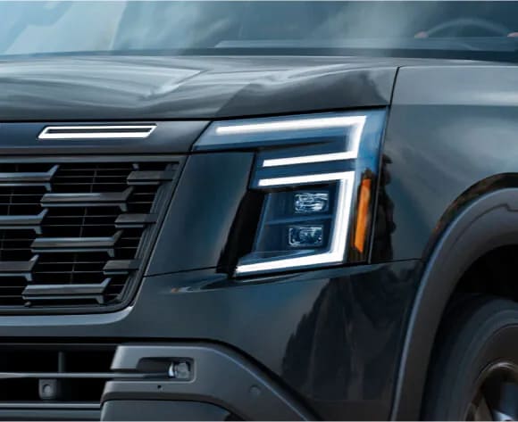 2026 Nissan Armada exterior headlight detail