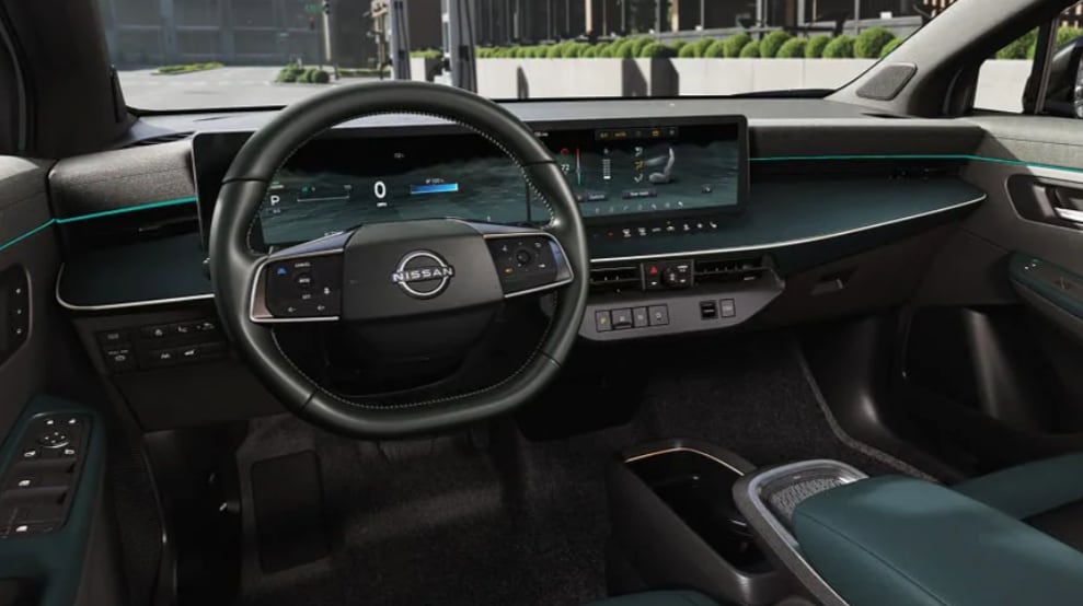2026 Nissan LEAF interior infotainment display
