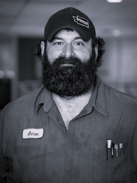 Staff member Aaron McAfee from 1504539c67bd