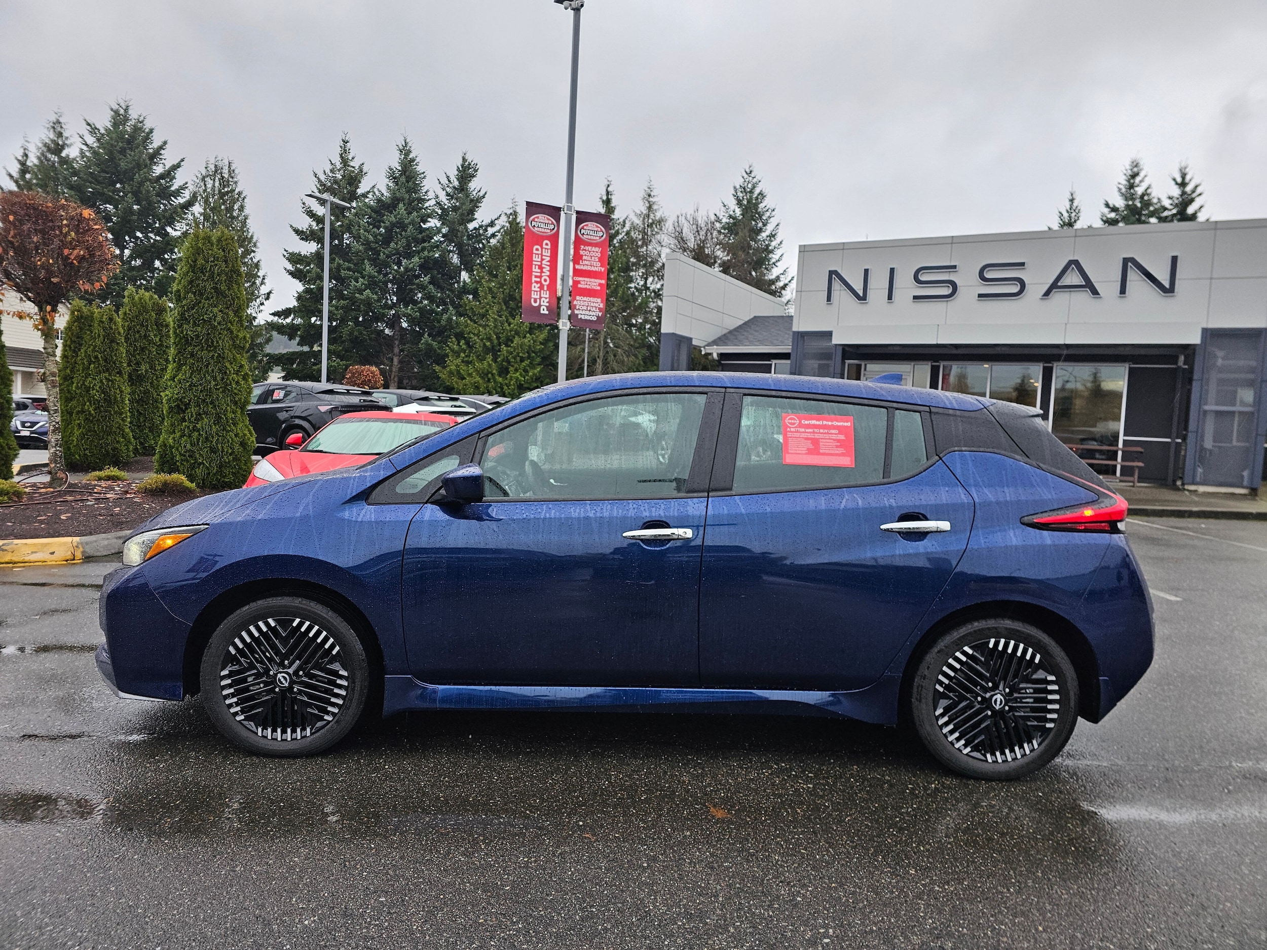 Certified 2023 Nissan Leaf SV Plus with VIN 1N4CZ1CV8PC553154 for sale in Puyallup, WA