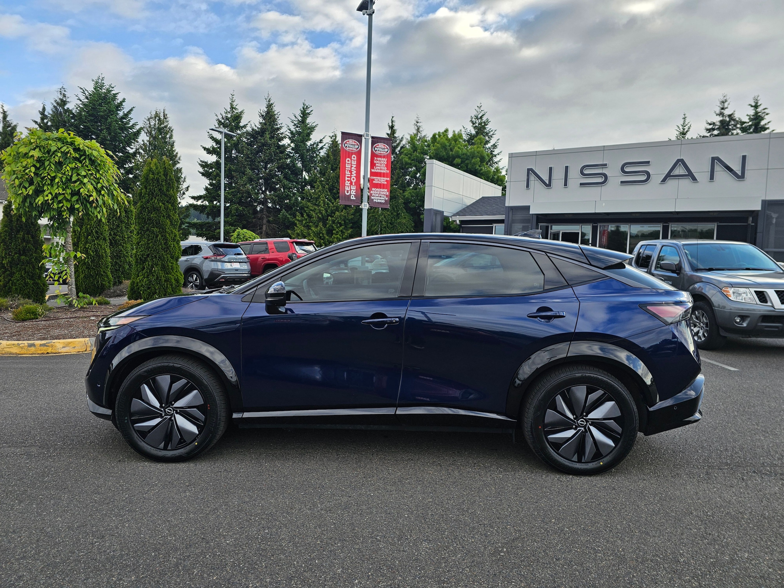 Certified 2023 Nissan Ariya Platinum+ with VIN JN1DF0CD8PM703818 for sale in Puyallup, WA