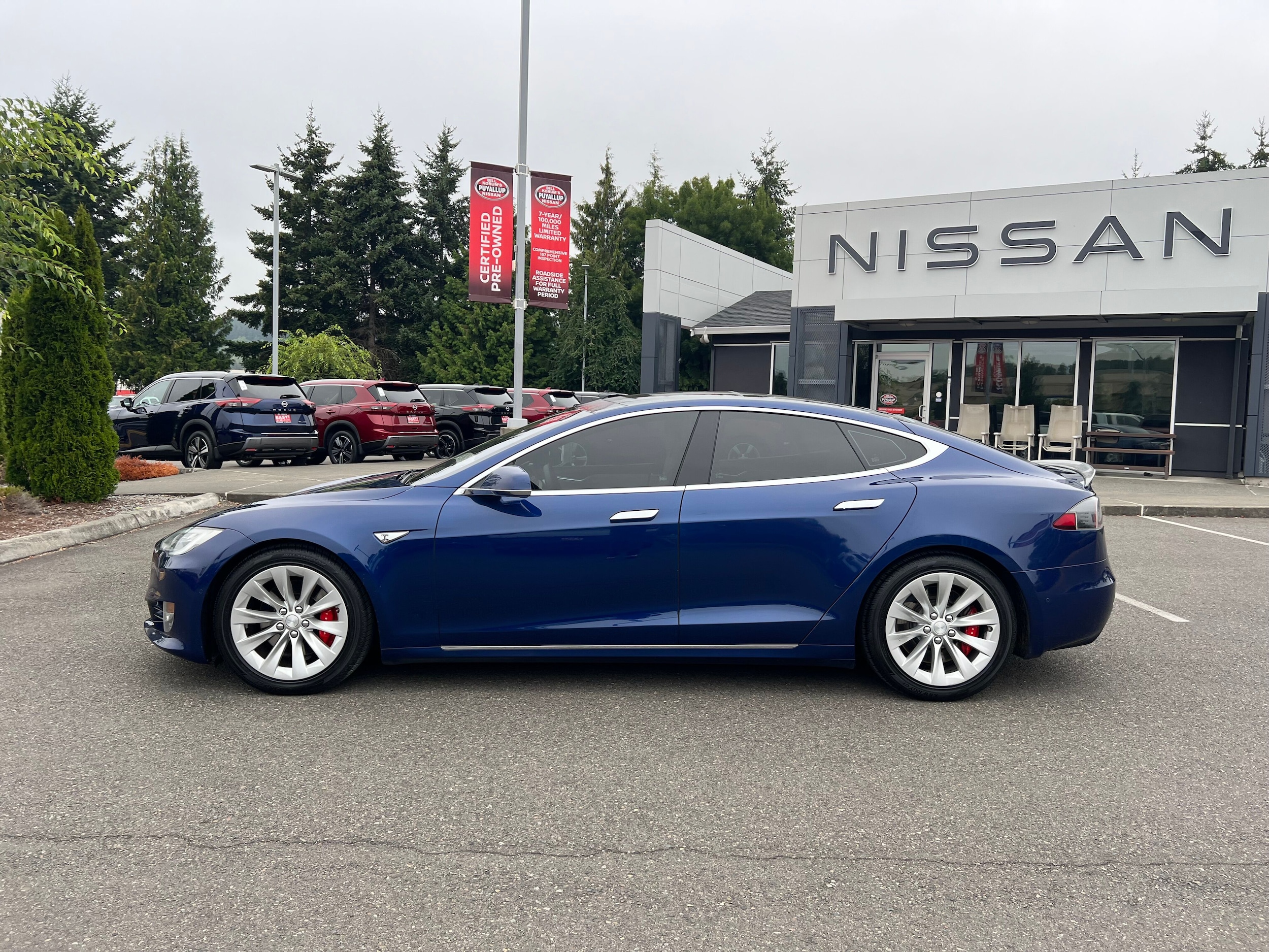 Used 2016 Tesla Model S P100D with VIN 5YJSA1E41GF162528 for sale in Puyallup, WA