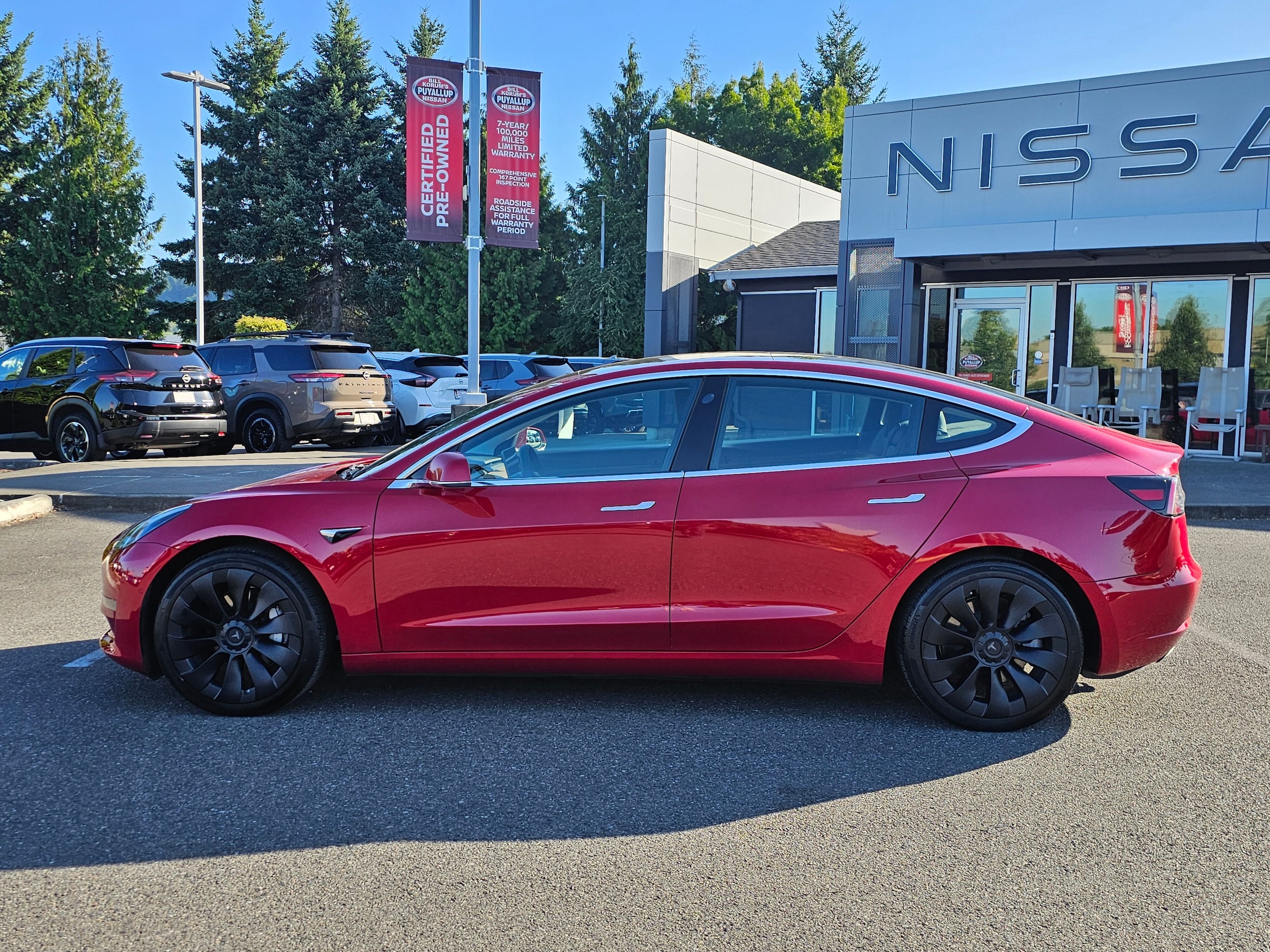 Used 2020 Tesla Model 3 Base with VIN 5YJ3E1EB4LF801308 for sale in Puyallup, WA