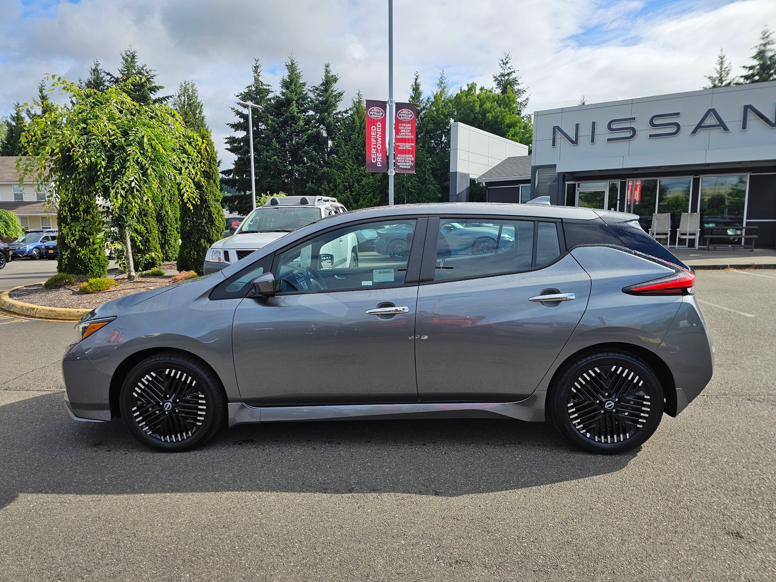 Certified 2025 Nissan Leaf SV PLUS with VIN 1N4CZ1CV9SC557223 for sale in Puyallup, WA