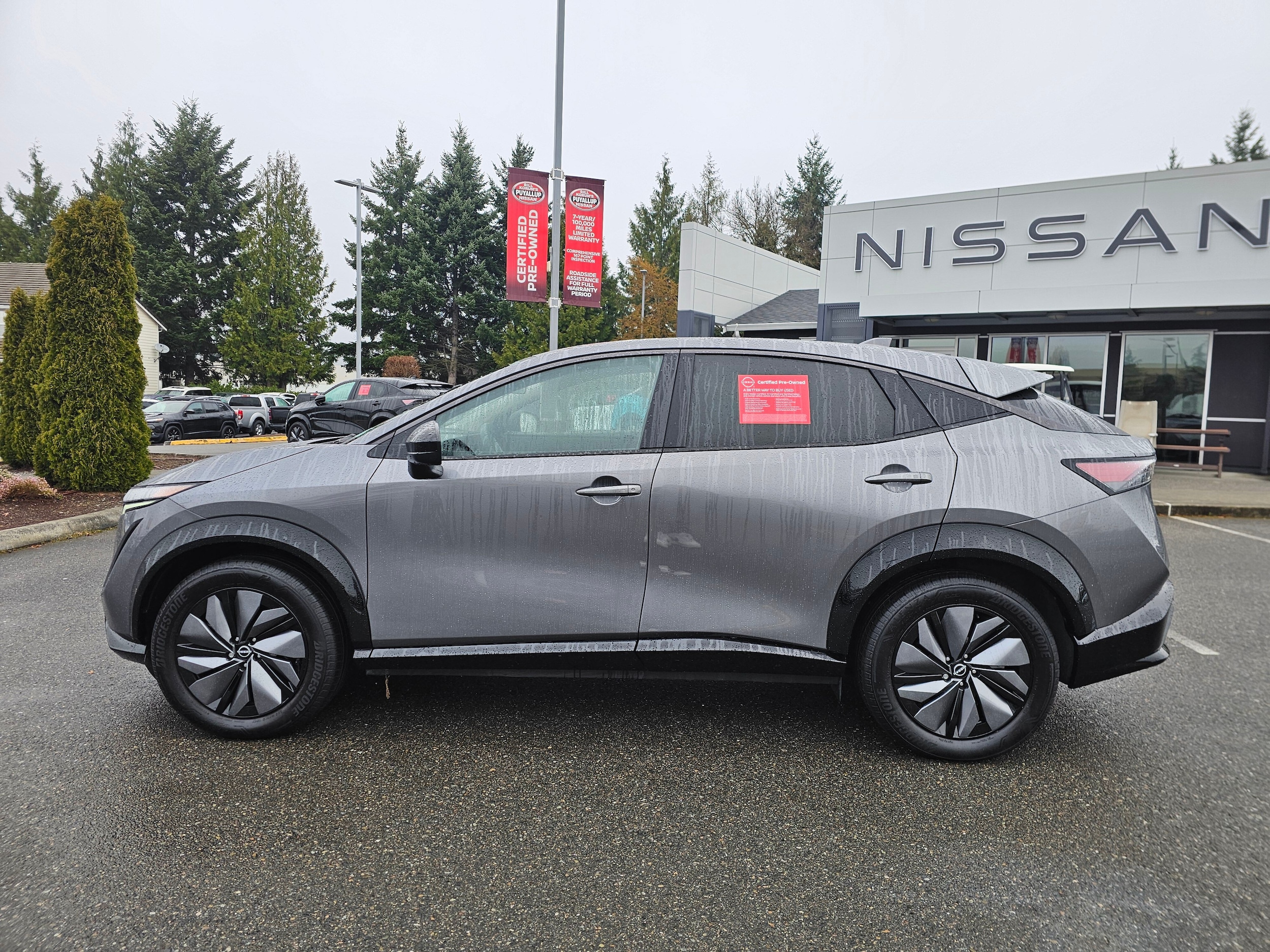 Certified 2025 Nissan ARIYA Engage with VIN JN8CF0BF2SM768298 for sale in Puyallup, WA