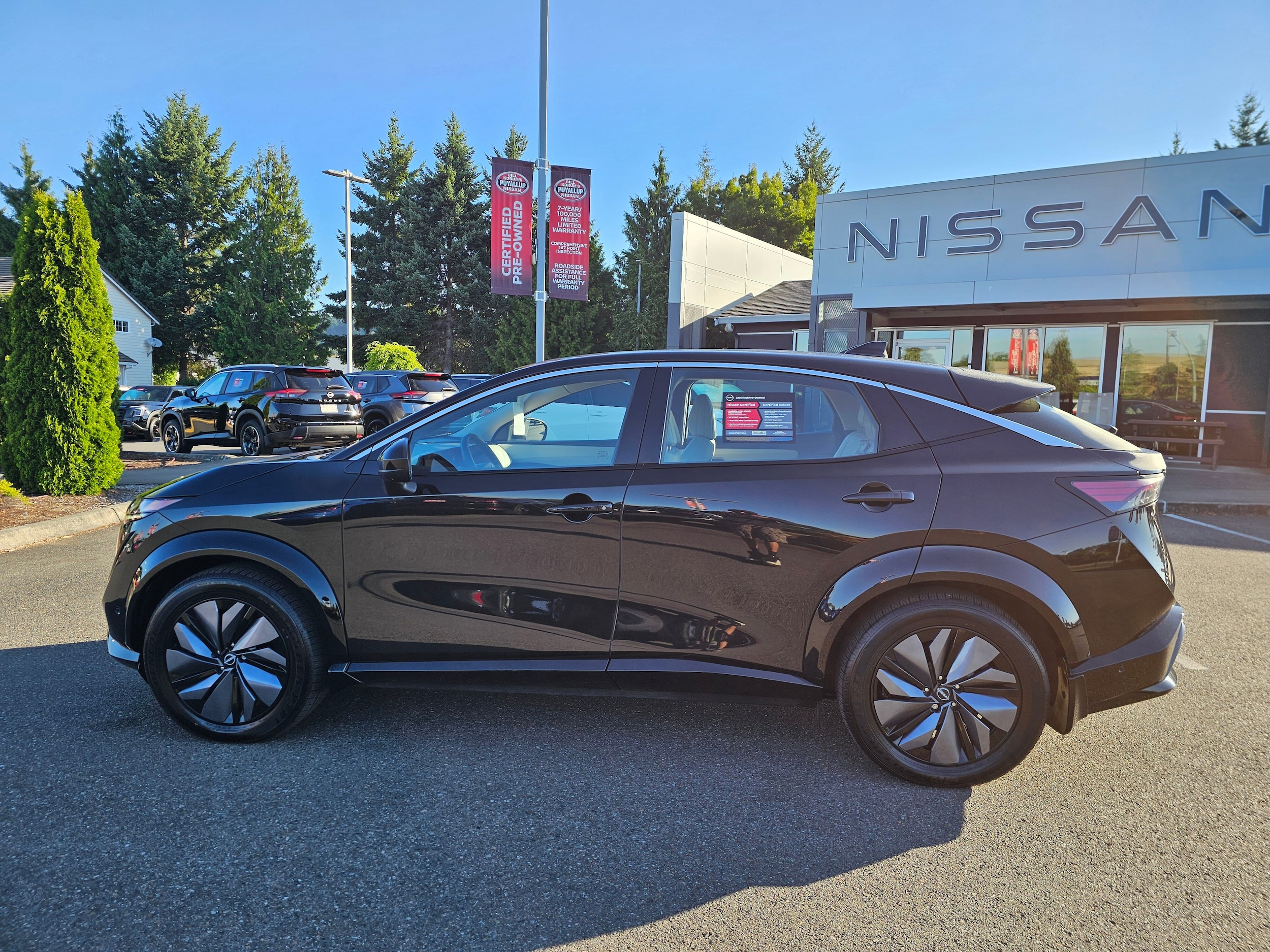 Used 2023 Nissan Ariya Empower+ with VIN JN1BF0BA3PM404879 for sale in Puyallup, WA