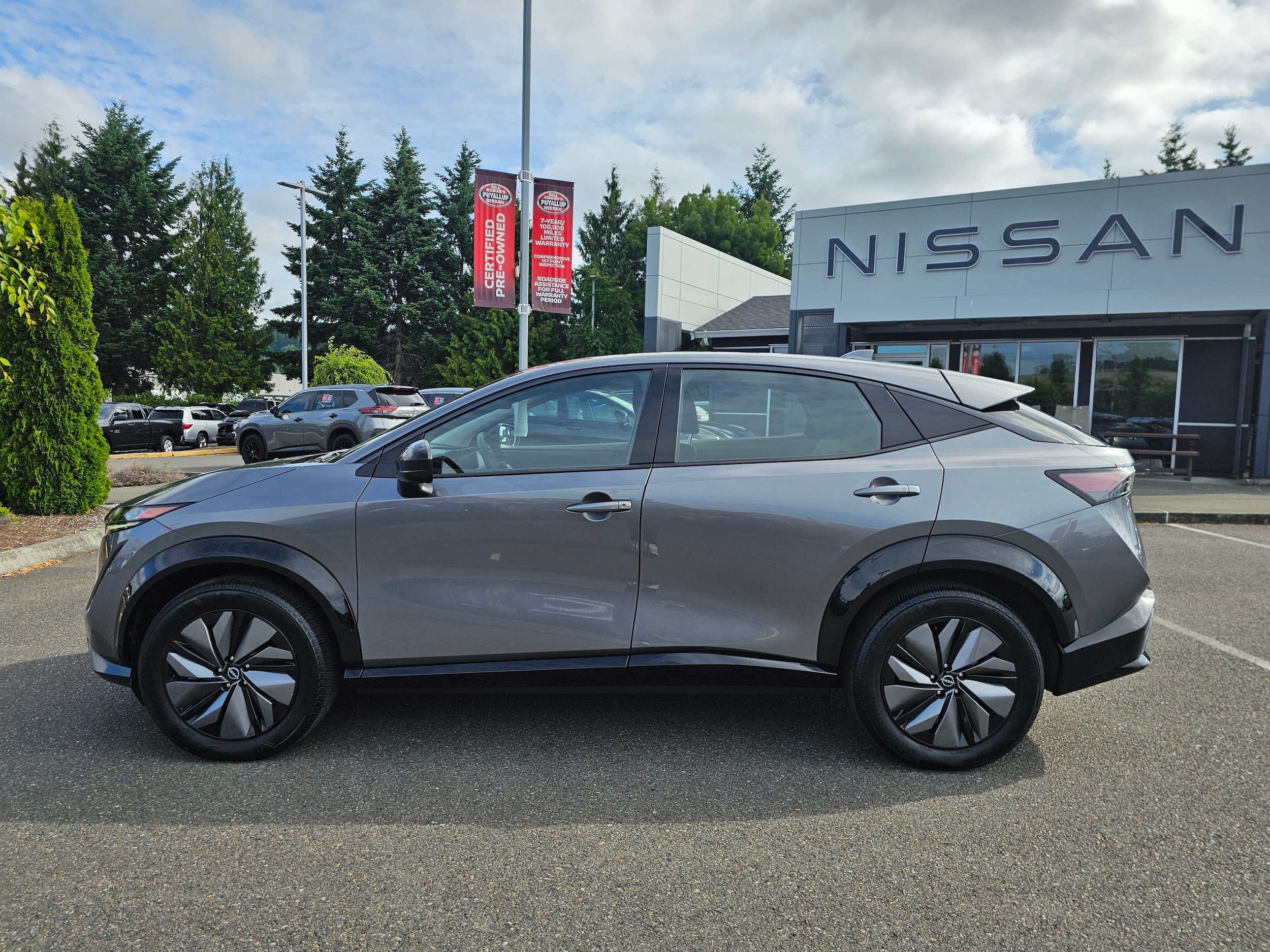 Certified 2024 Nissan ARIYA Engage with VIN JN1CF0BB8RM736901 for sale in Puyallup, WA