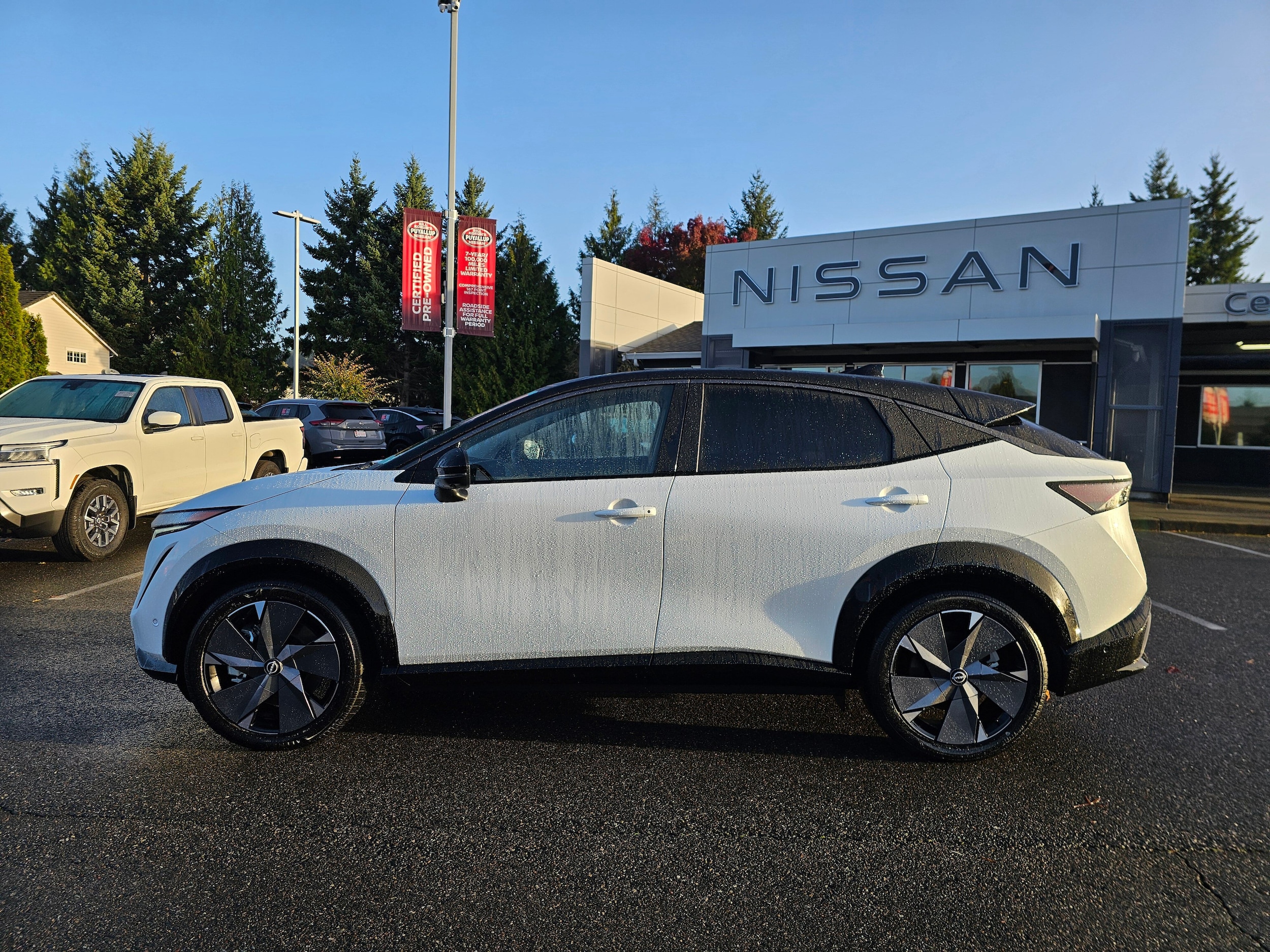 Certified 2025 Nissan ARIYA Platinum+ with VIN JN8DF0CH1SM760245 for sale in Puyallup, WA