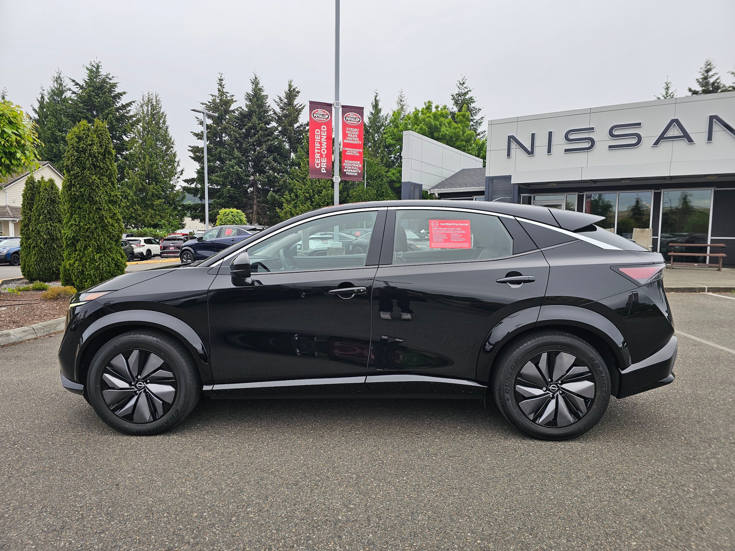 Certified 2024 Nissan ARIYA Evolve+ with VIN JN1BF0BA0RM434022 for sale in Puyallup, WA