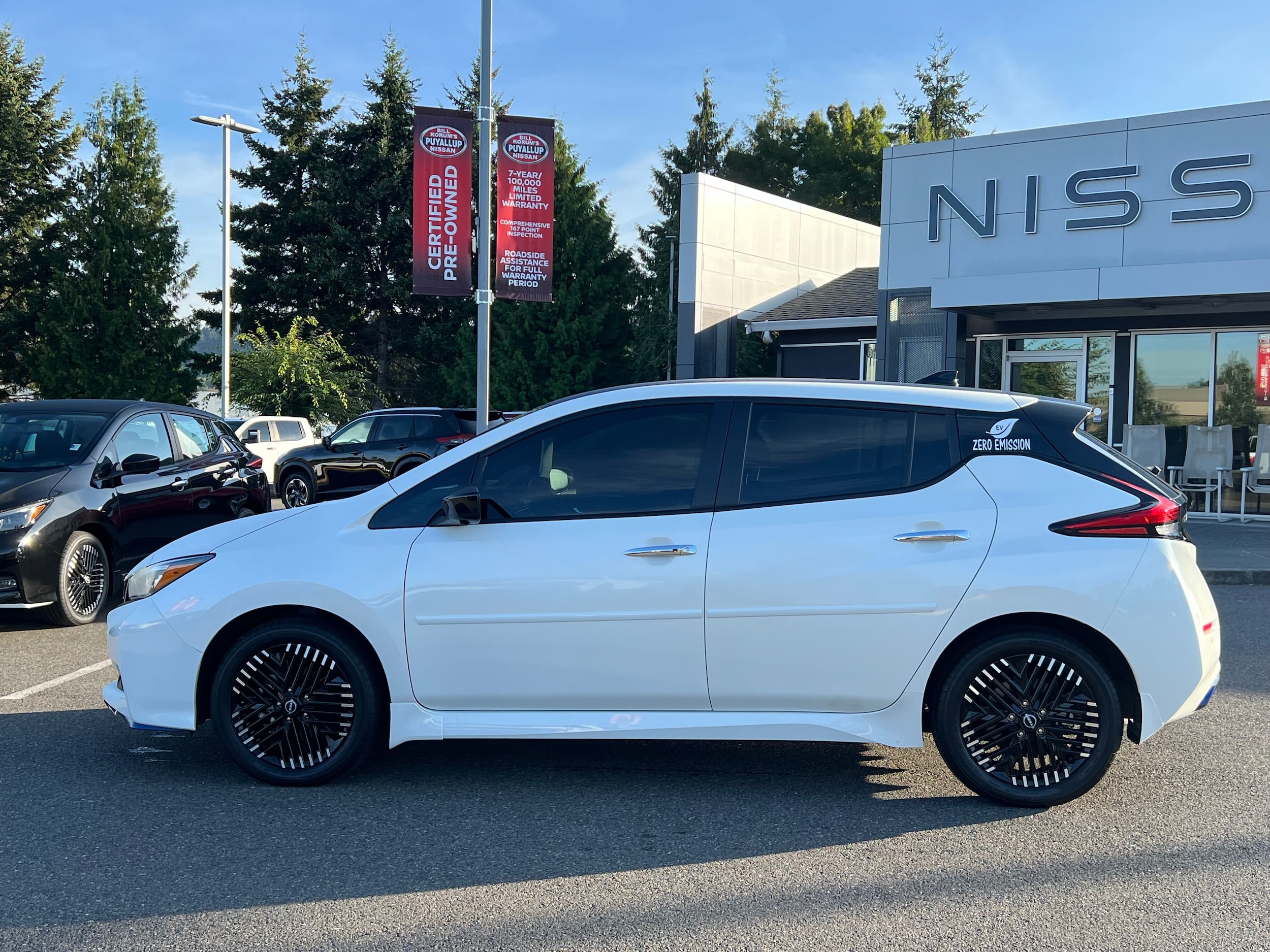 Used 2022 Nissan LEAF SV Plus with VIN 1N4BZ1CV7NC552800 for sale in Puyallup, WA