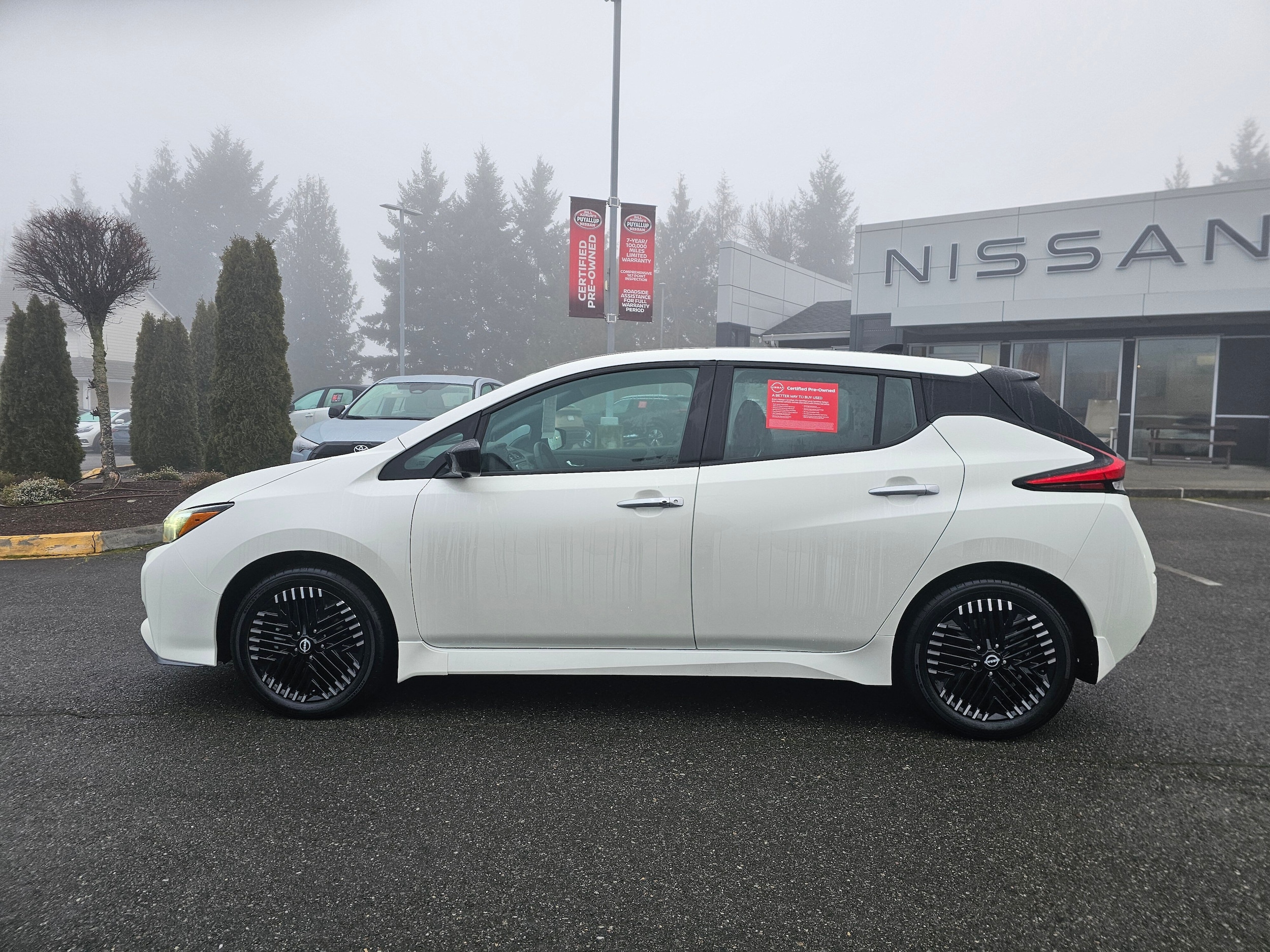 Certified 2023 Nissan Leaf SV Plus with VIN 1N4CZ1CV7PC563027 for sale in Puyallup, WA