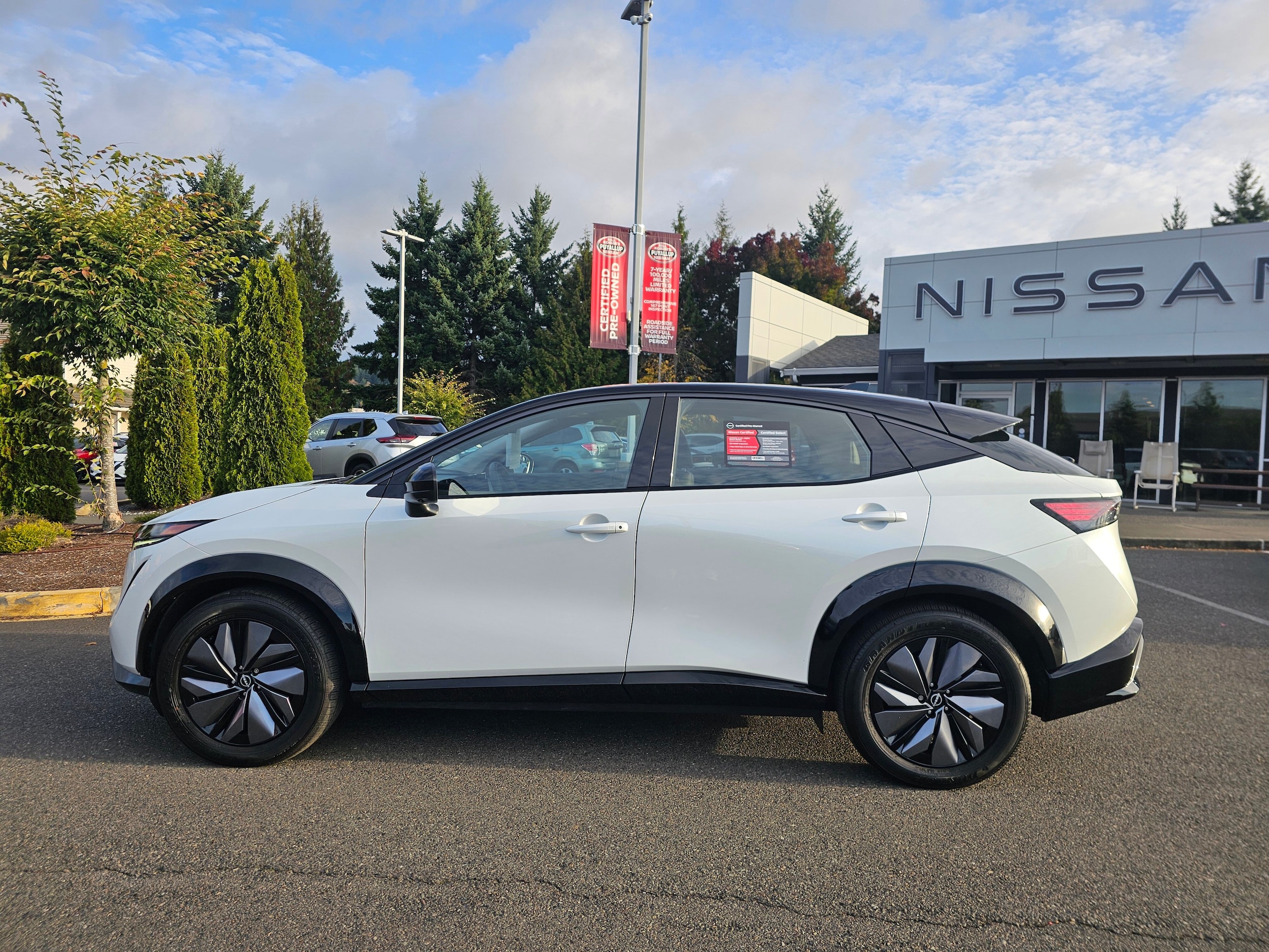 Certified 2023 Nissan Ariya Evolve+ with VIN JN1DF0BB1PM710917 for sale in Puyallup, WA