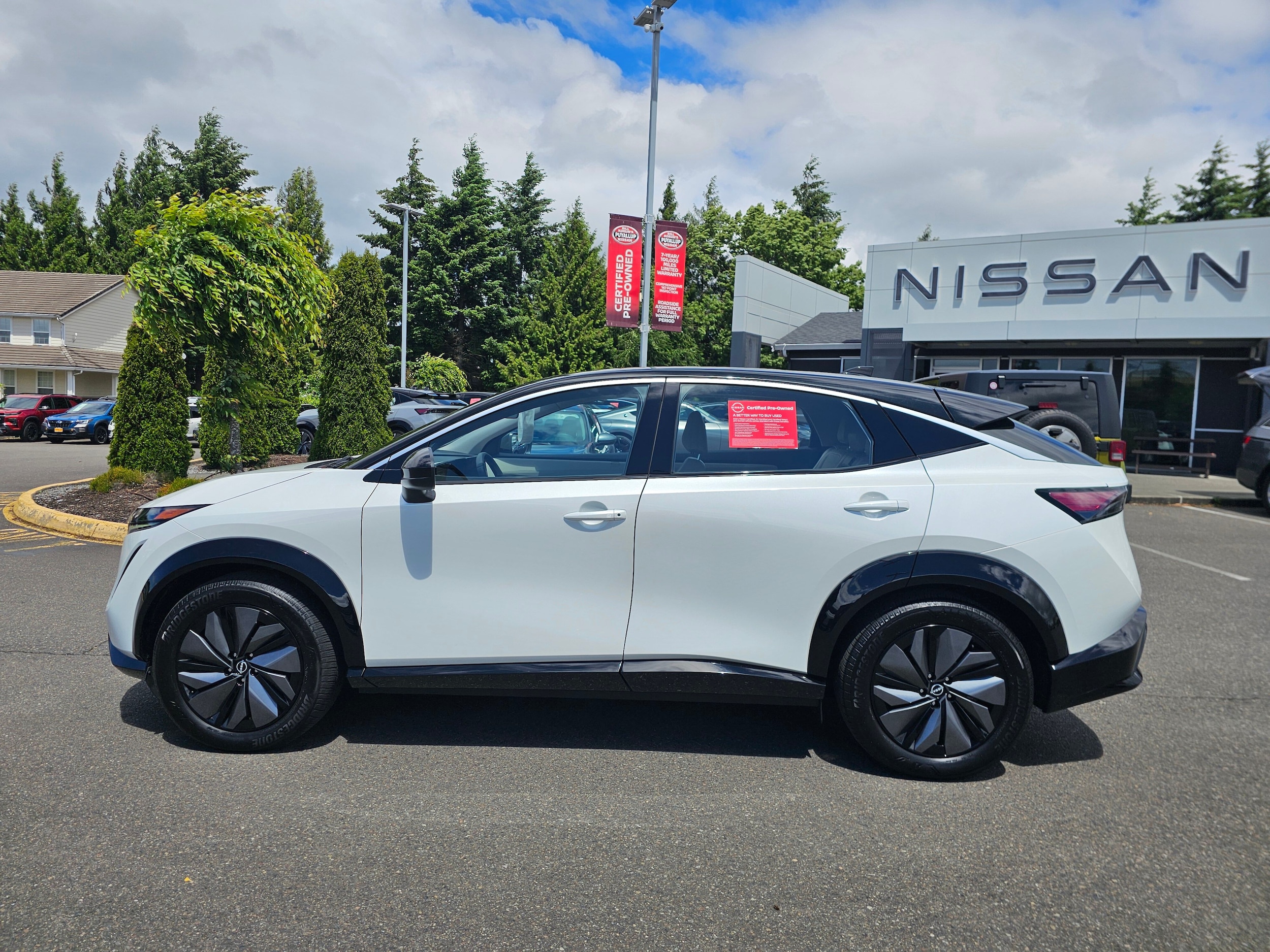 Certified 2024 Nissan ARIYA Engage with VIN JN1AF0BA6RM435509 for sale in Puyallup, WA