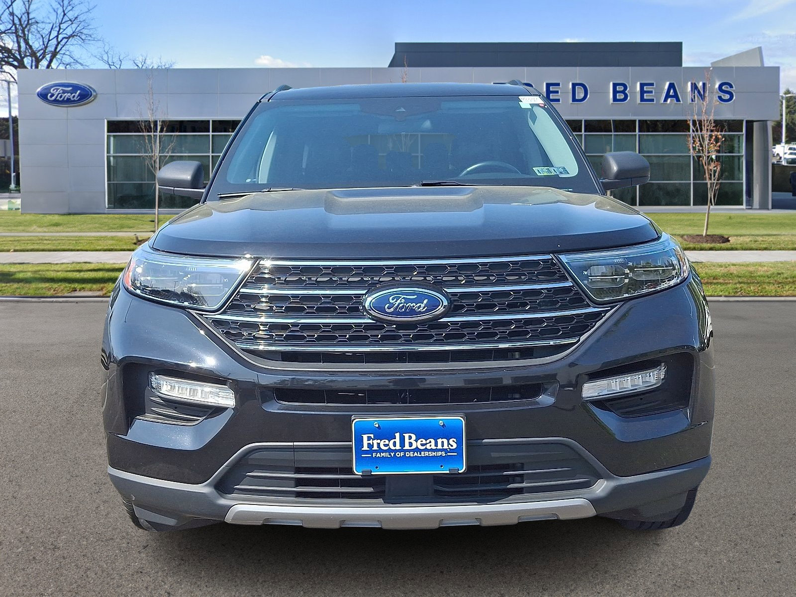 Certified 2021 Ford Explorer XLT with VIN 1FMSK8DH7MGB92401 for sale in Newtown, PA
