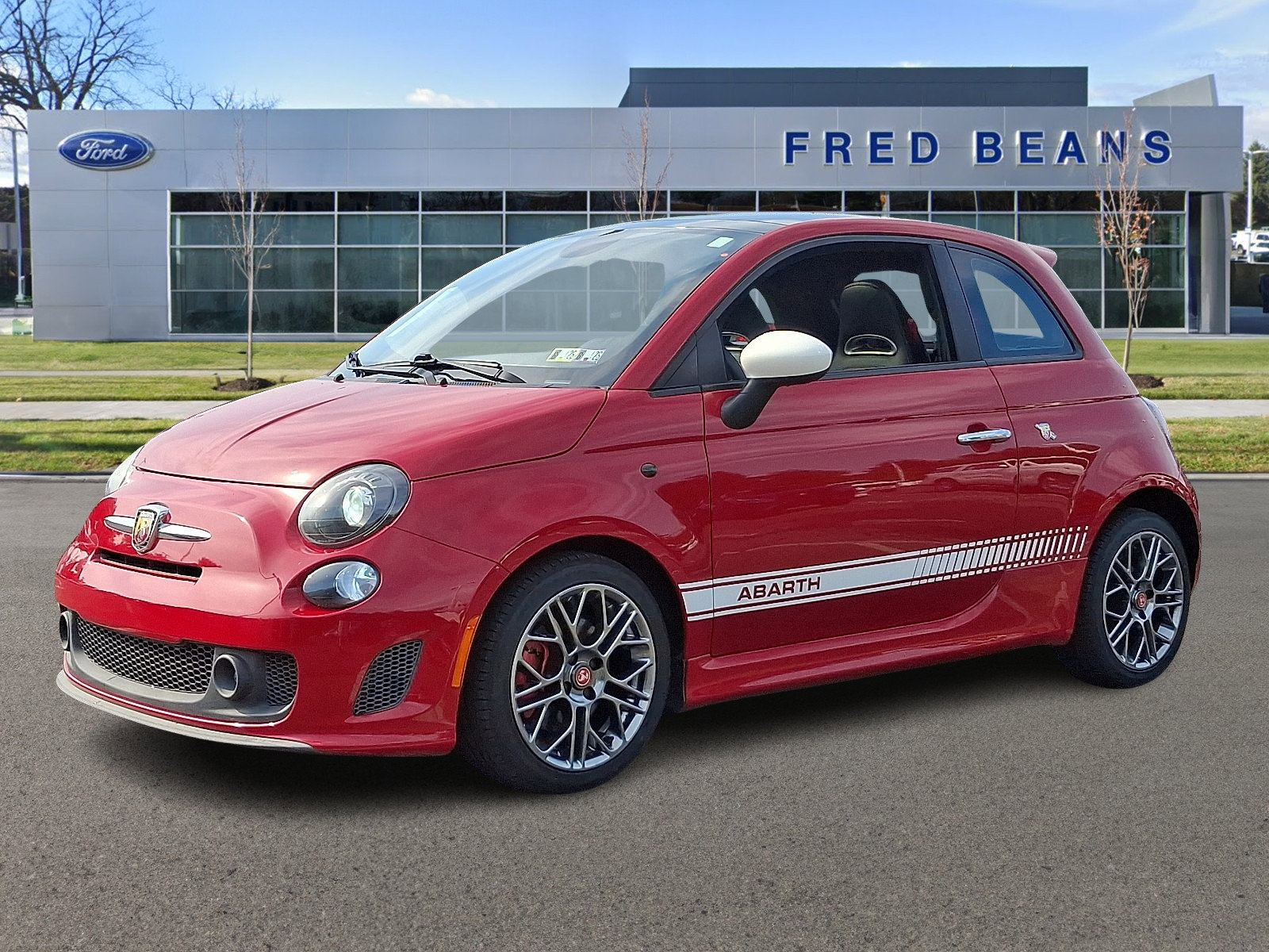 Used 2015 FIAT 500 Abarth with VIN 3C3CFFFH9FT503389 for sale in Newtown, PA