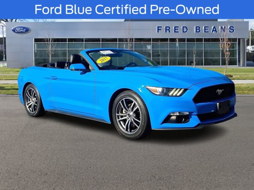 Certified 2017 Ford Mustang Ecoboost Premium CONVERTIBLE