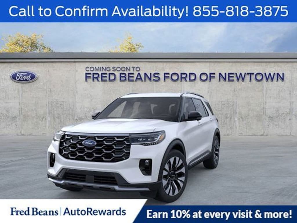 New 2026 Ford Explorer Platinum SUV