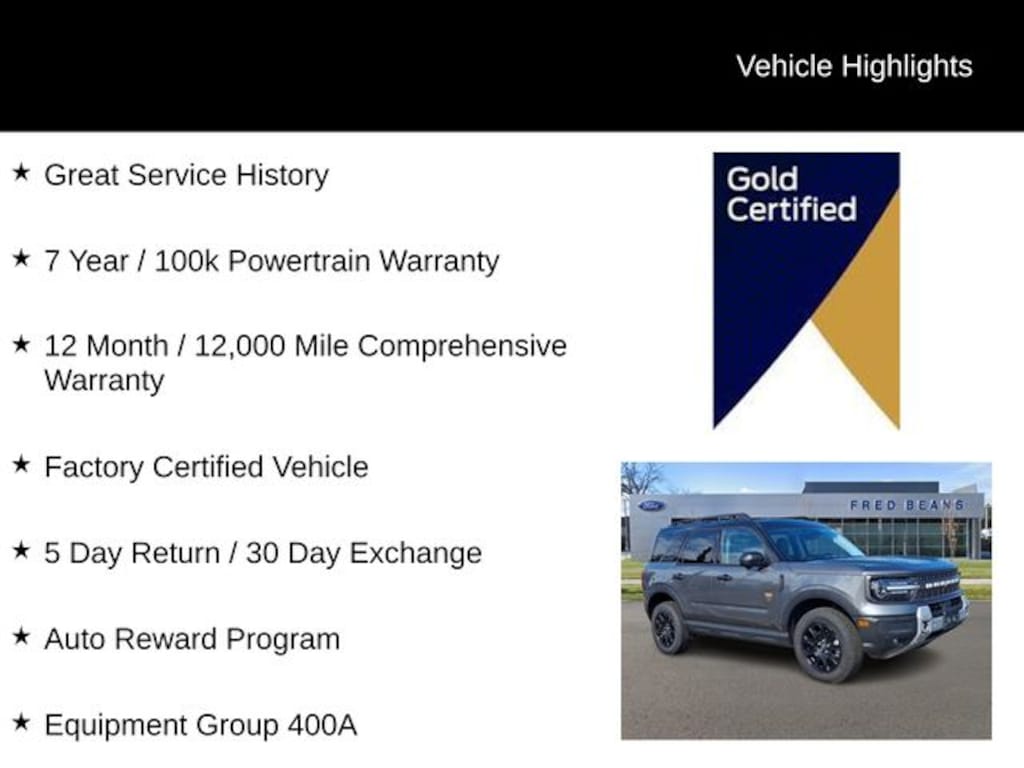 Used 2025 Ford Bronco Sport Badlands SUV