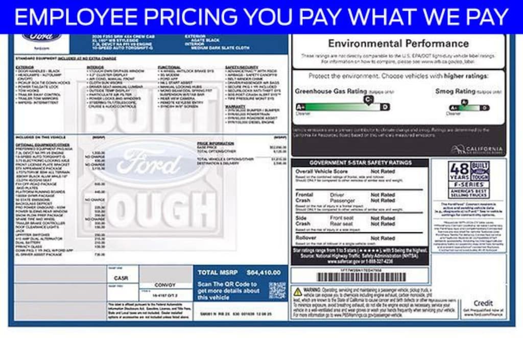 New 2026 Ford F-250 XL Truck Crew Cab
