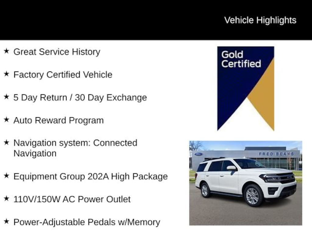 Certified 2022 Ford Expedition XLT SUV