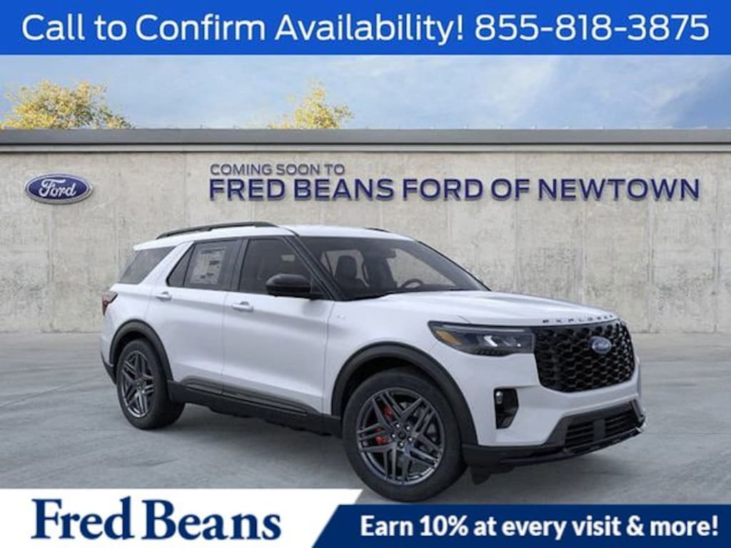 New 2026 Ford Explorer ST-Line SUV