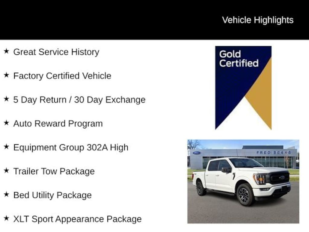 Certified 2023 Ford F-150 XLT Crew Cab Short Bed Truck